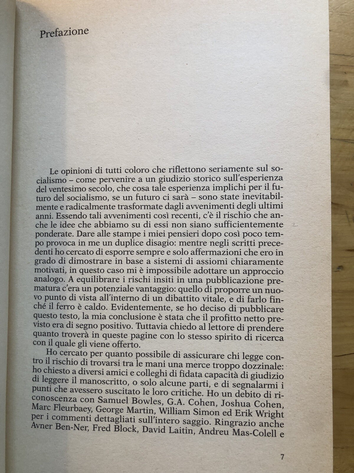Un futuro per il socialismo, John E. Roemer - Feltrinelli Campi del Sapere 1996