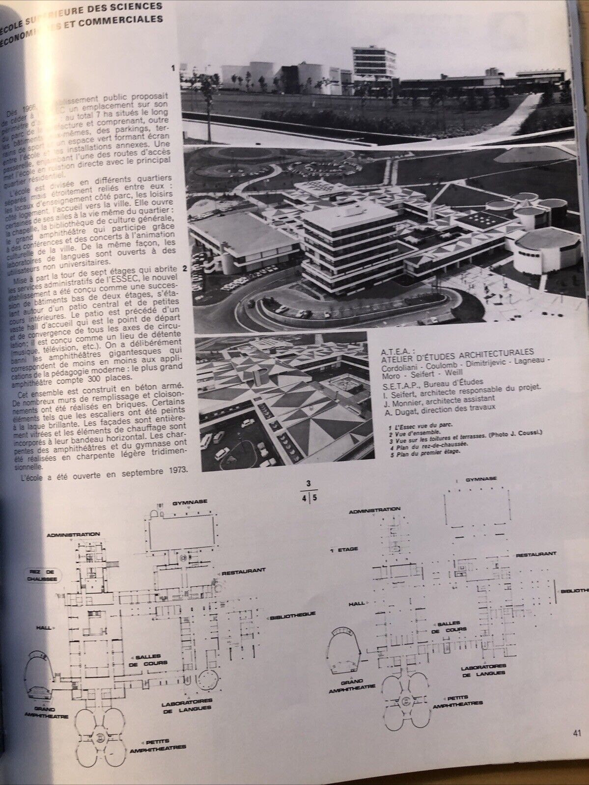 Techniques & Architecture - Villes Nouvelles Région Parisienne n. 301 - 1974