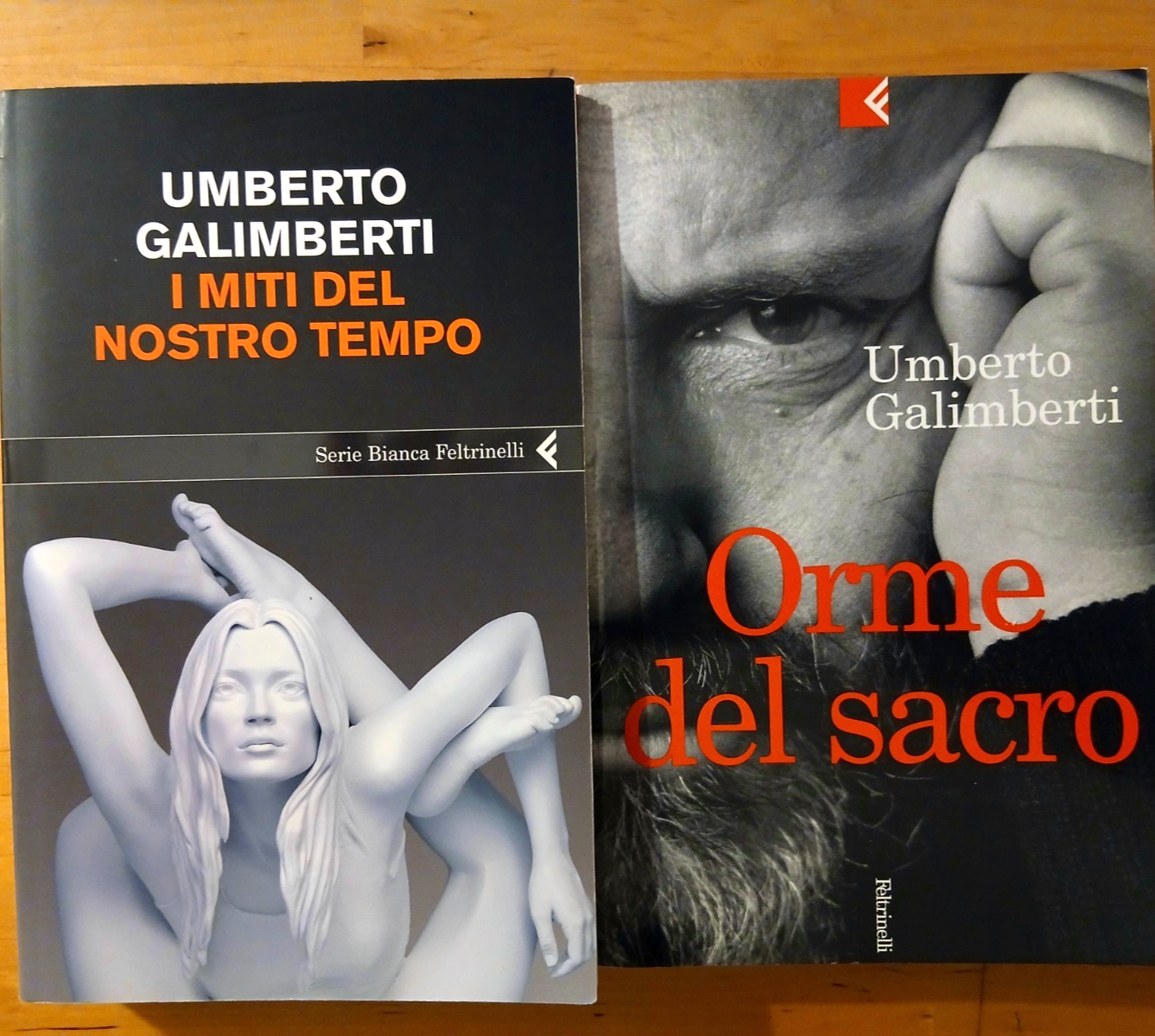 Galimberti Umberto - I miti del nostro tempo, Orme del sacro - Feltrinelli 2voll