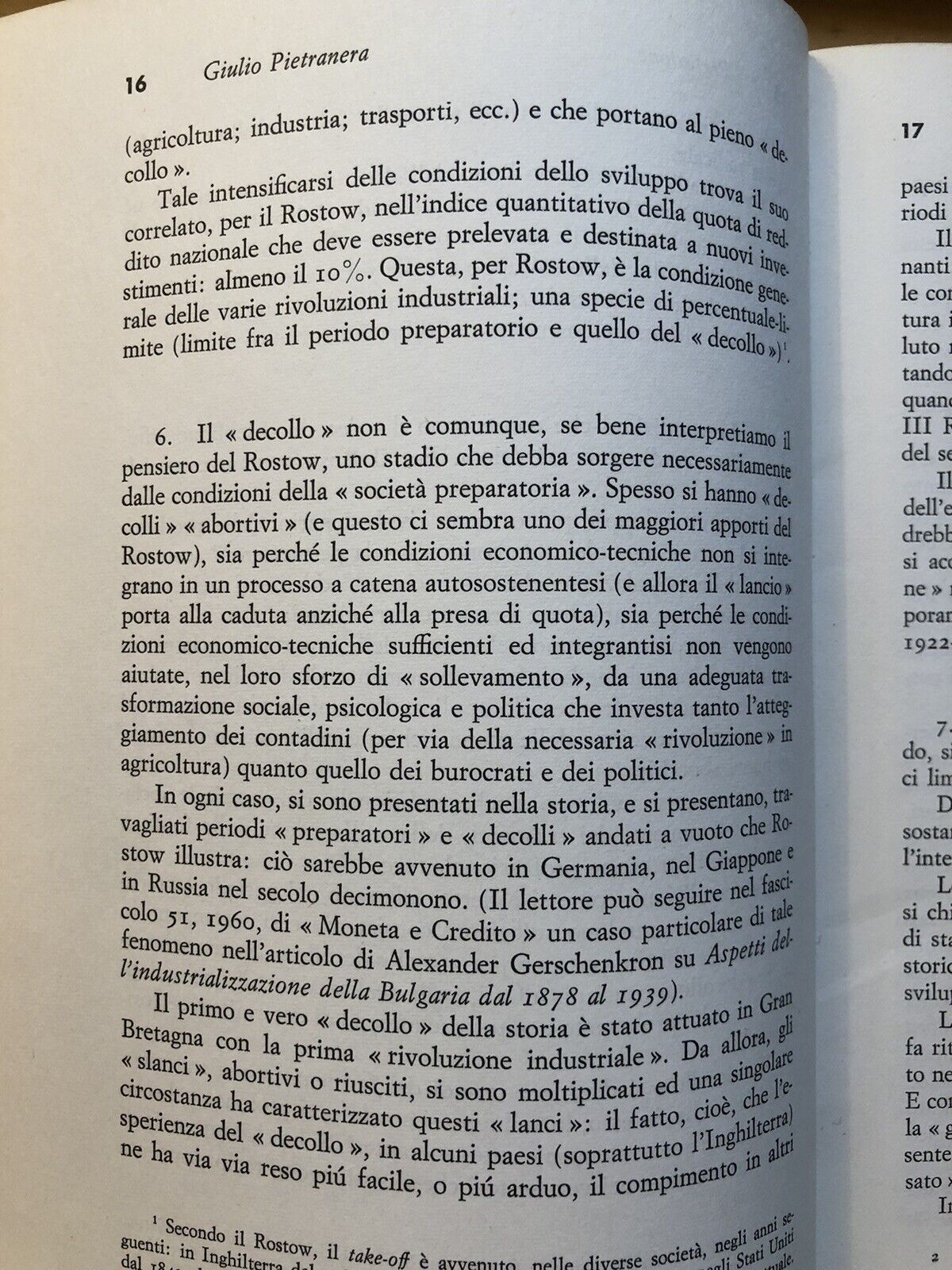 Gli stadi dello sviluppo economico, Walt W. Rostow -  Einaudi 1962
