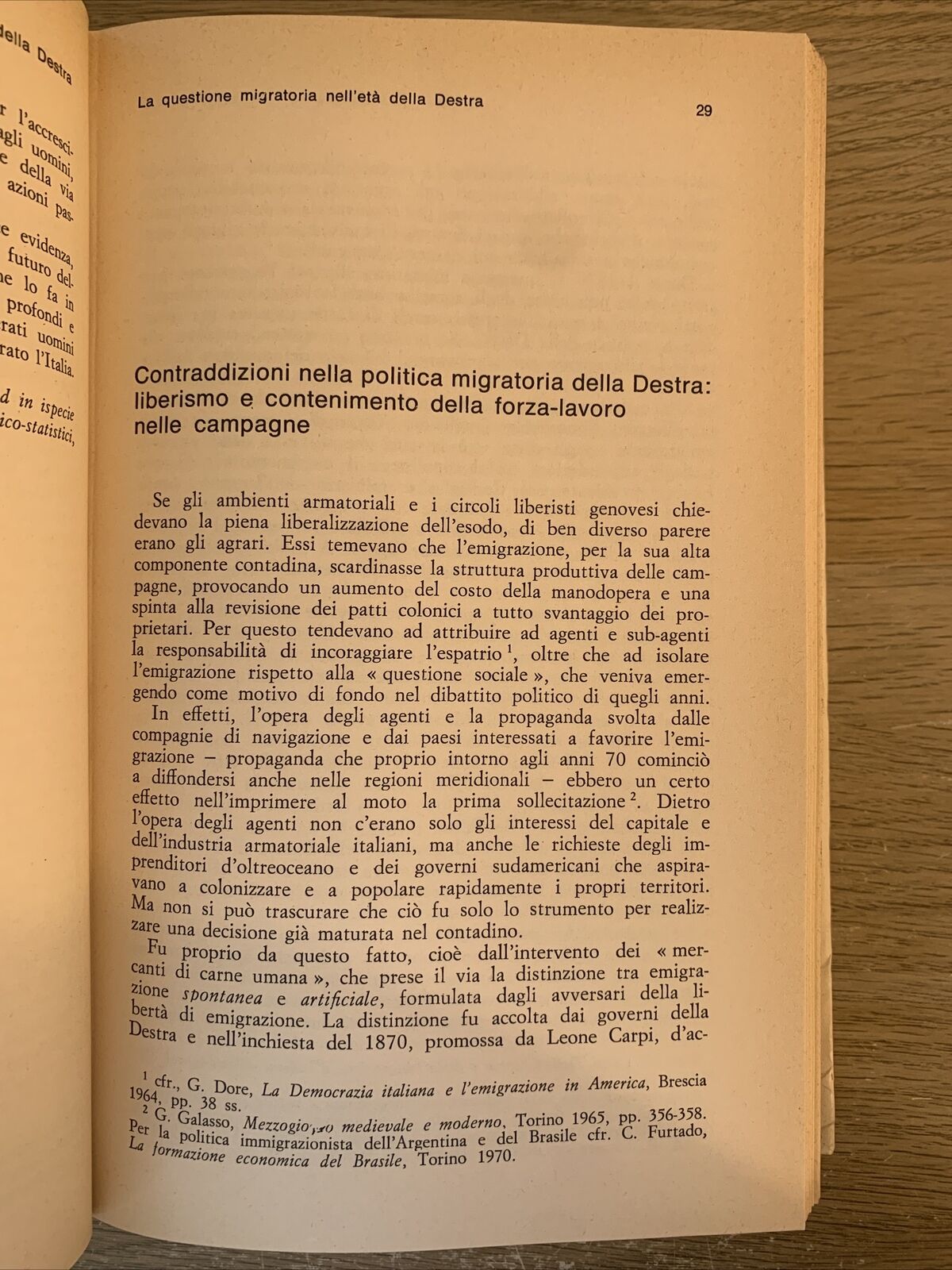 L'EMIGRAZIONE NELLA STORIA D'ITALIA 1868 - 1975. SAGGI VALLECCHI. CIUFFOLETTI