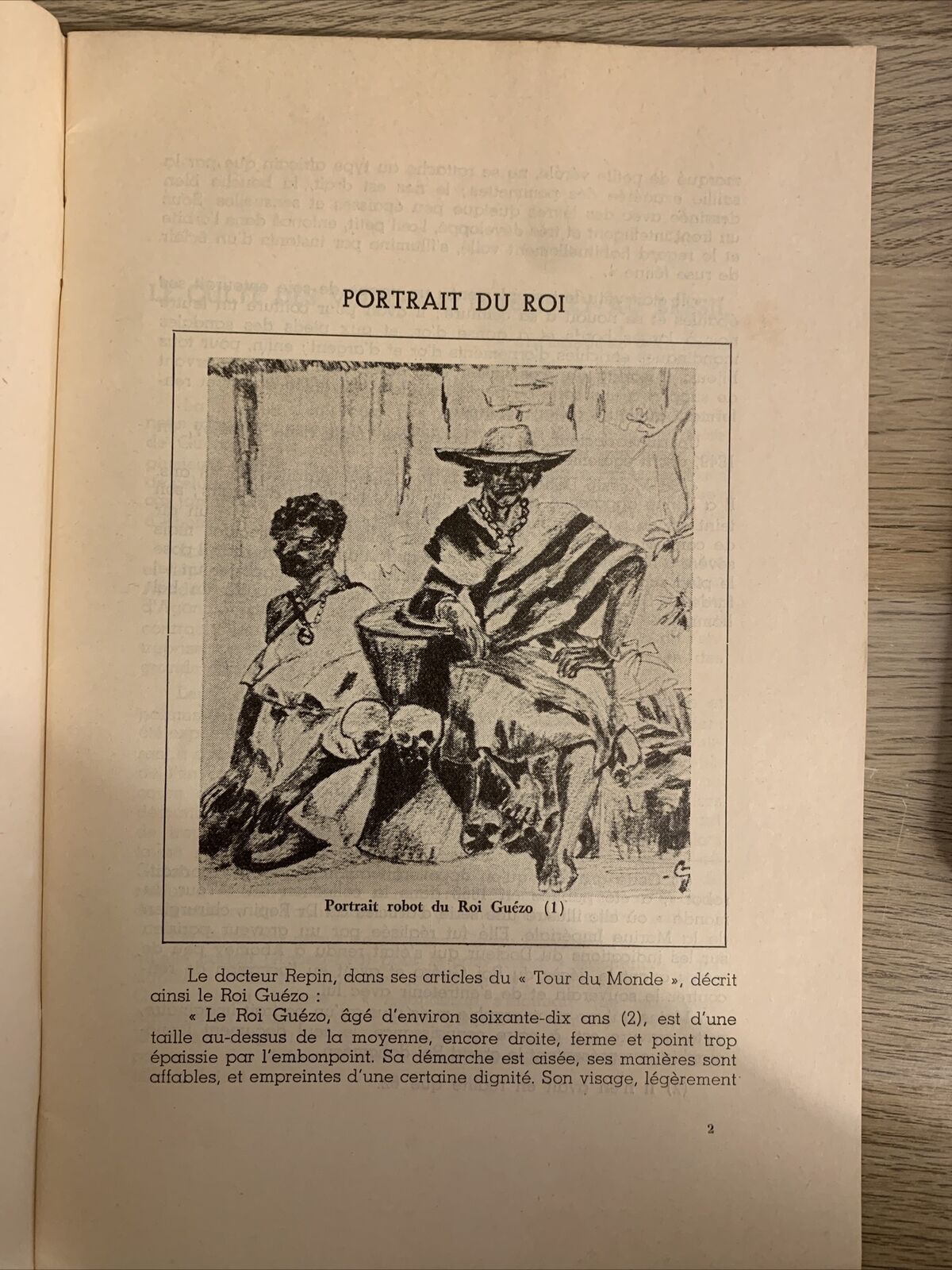 ROI GUÉZO . . . centenaire de la mort du. Décembre 1858 Décembre 1958