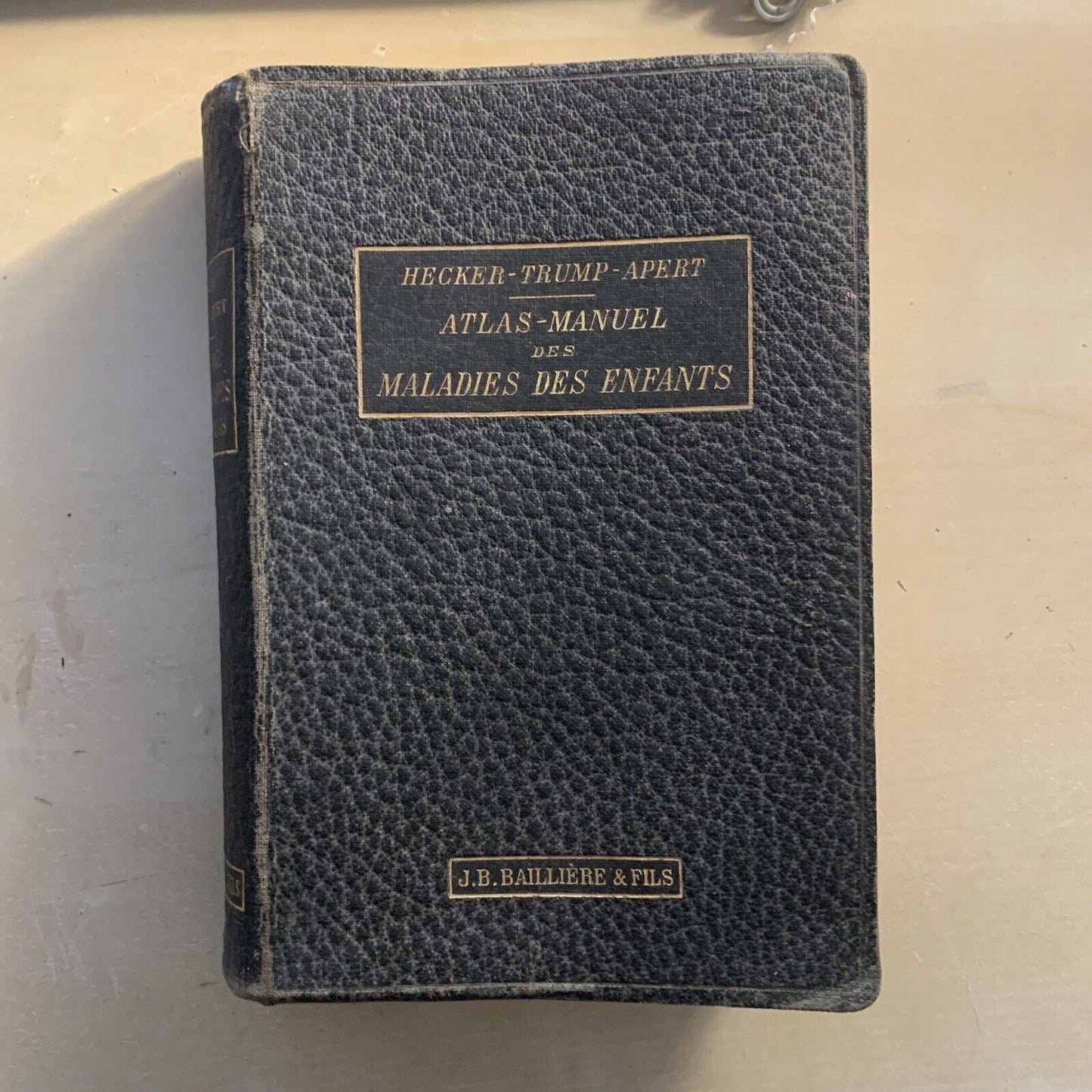 ATLAS MANUEL MALADIES DES ENFANTS. Hecker Trump Apert. Baillière & Fils 1906 #