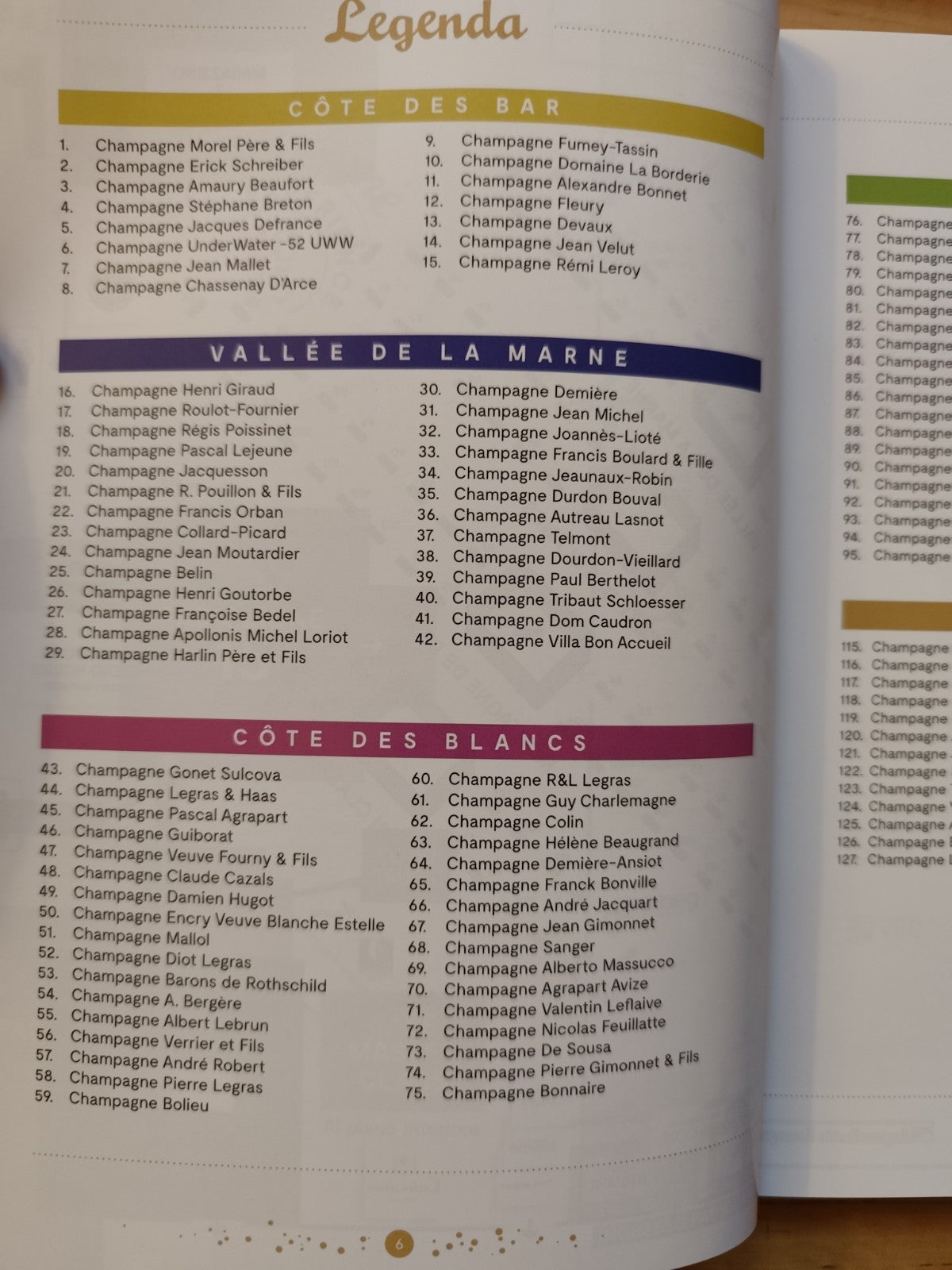 Champagne Experience 2025 Bologna, Catalogo ufficiale