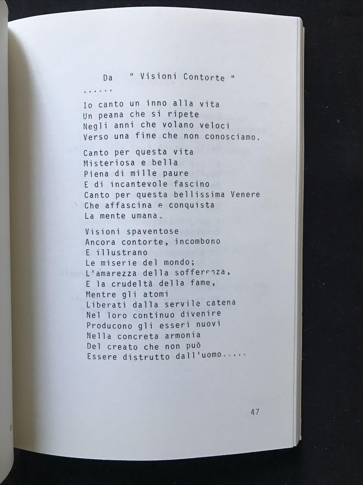 LIRICHE, PROSA POETICA RACCOLTA - Ettore Conti, sulle ali del vento 1973 #