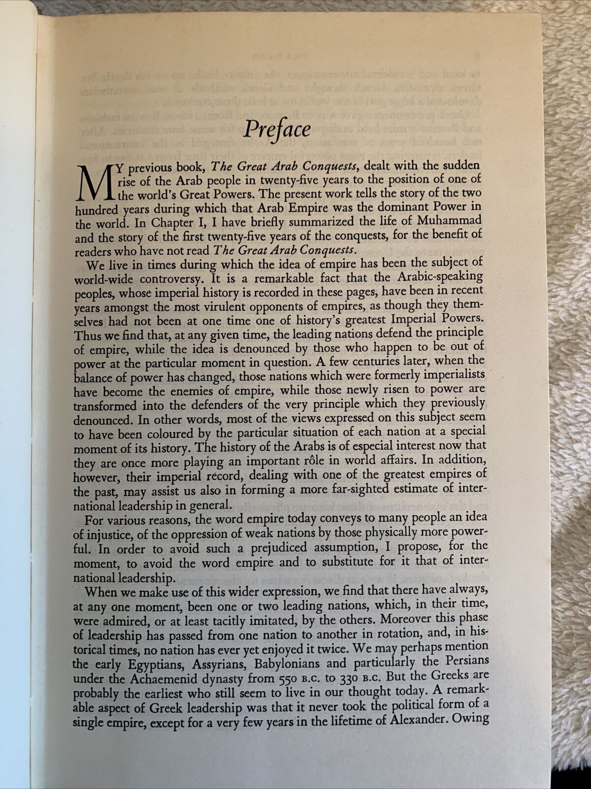 GLUBB BAGOT JOHN The empire of the Arabs. The great Arab conquests