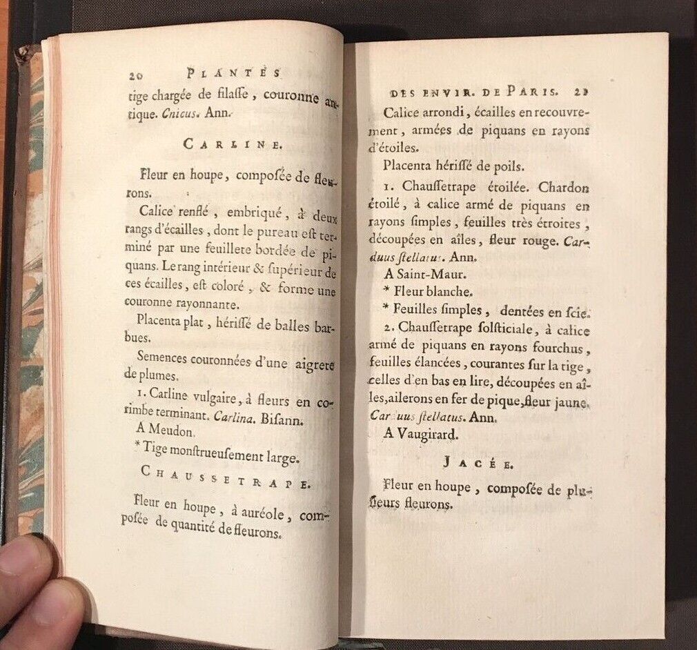 LE BOTANISTE FRANCOIS ou manuel d'herborisation, tome 2, M. Barbeu Dubourg- 1767