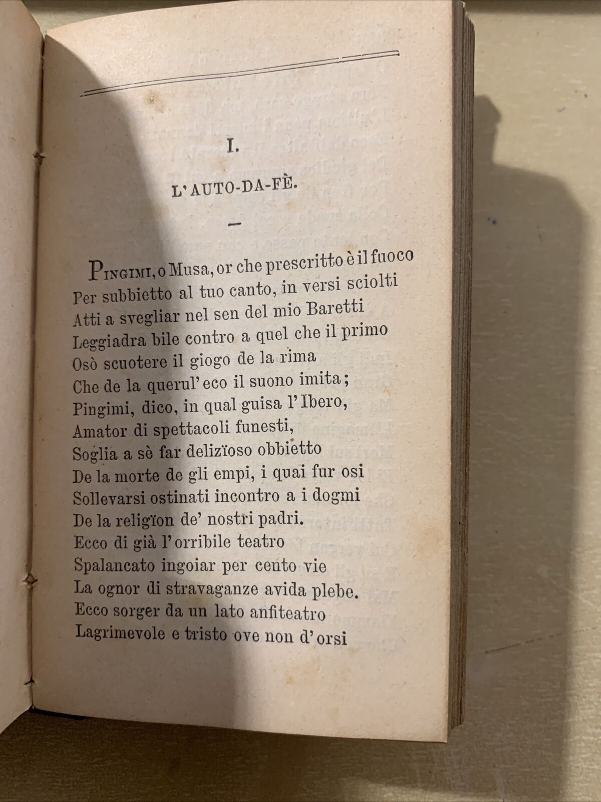 Poesie di Giuseppe Parini. seconda edizione 1884 Barbera editore Firenze