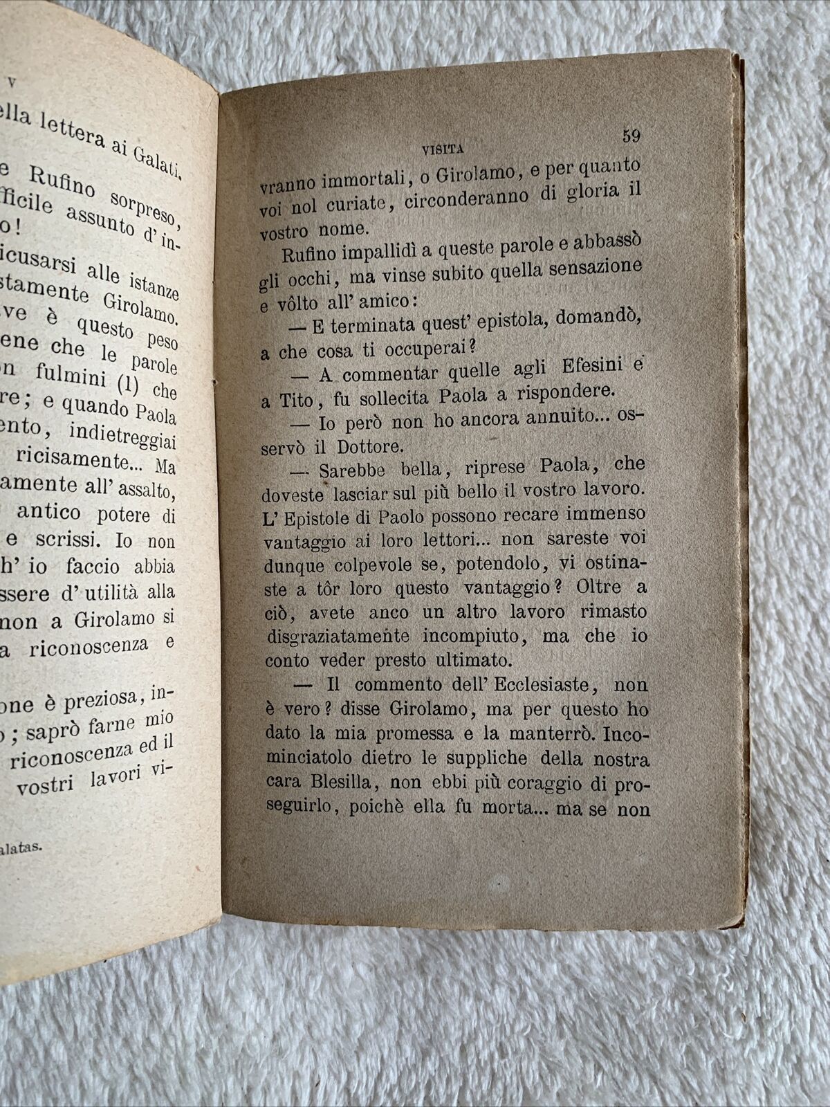 Paola rose e spine della chiesa del IV secolo per una figlia della carità  1879