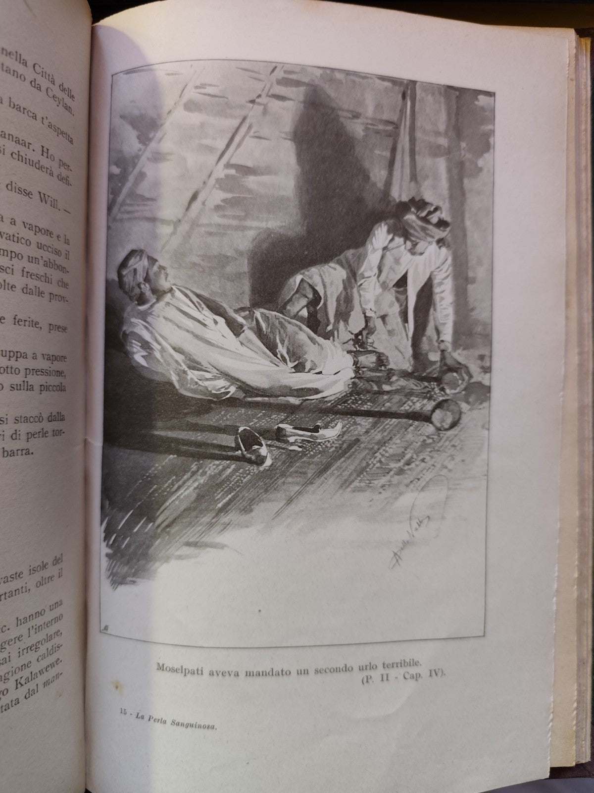 La perla sanguinosa - Emilio Salgari, Vallardi 1943