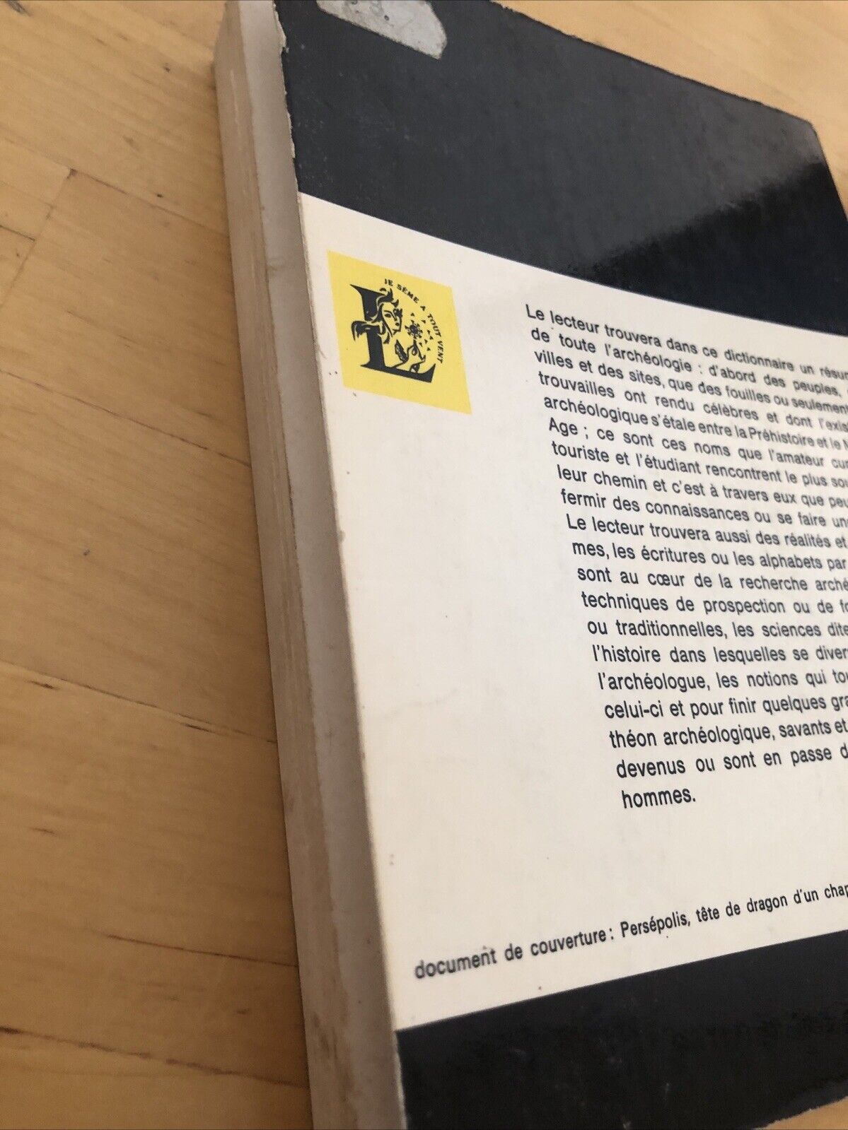 DICTIONNAIRE D'ARCHEOLOGIE - LAROUSSE