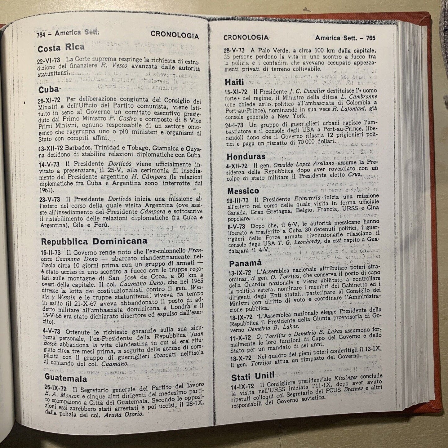 CRONOLOGIA DEGLI AVVENIMENTI POLITICI ANNI '70 (DAL 1970 AL 1980) - 3 VOLUMI #