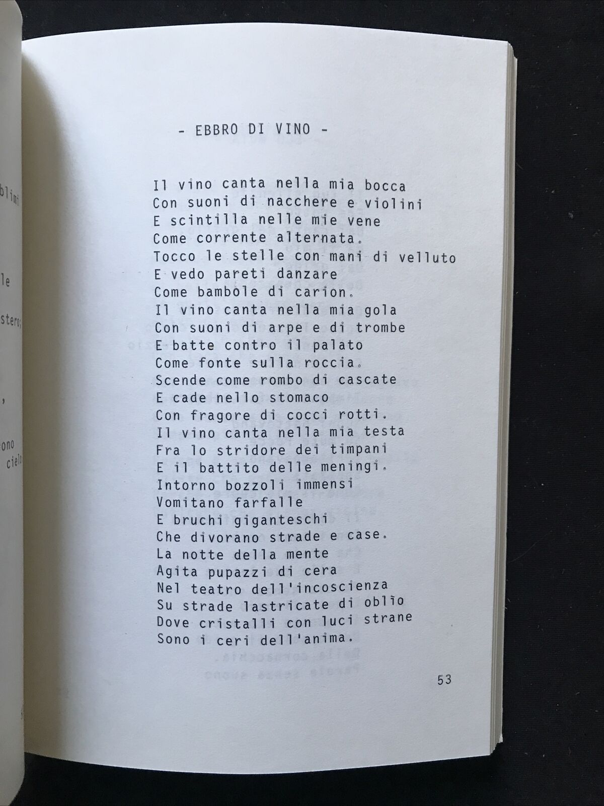 LIRICHE, PROSA POETICA RACCOLTA - Ettore Conti, sulle ali del vento 1973 #