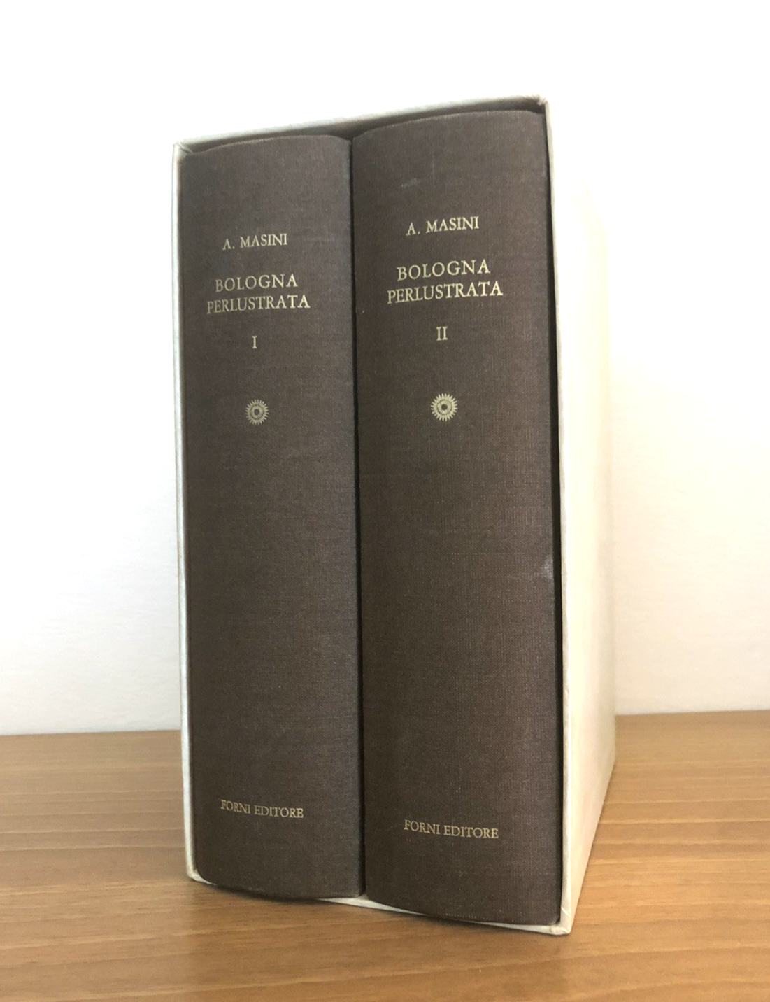 Bologna perlustrata (1666) Antonio Masini, Arnaldo Forni 2 voll. ristampa 1986