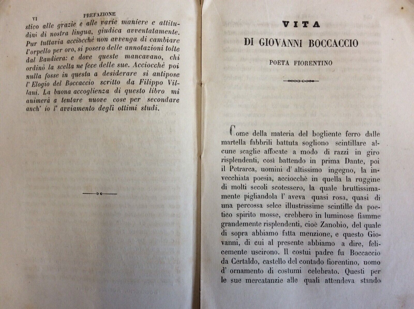 GIOVANNI BOCCACCIO NOVELLE, FIACCADORI PARMA, 1868