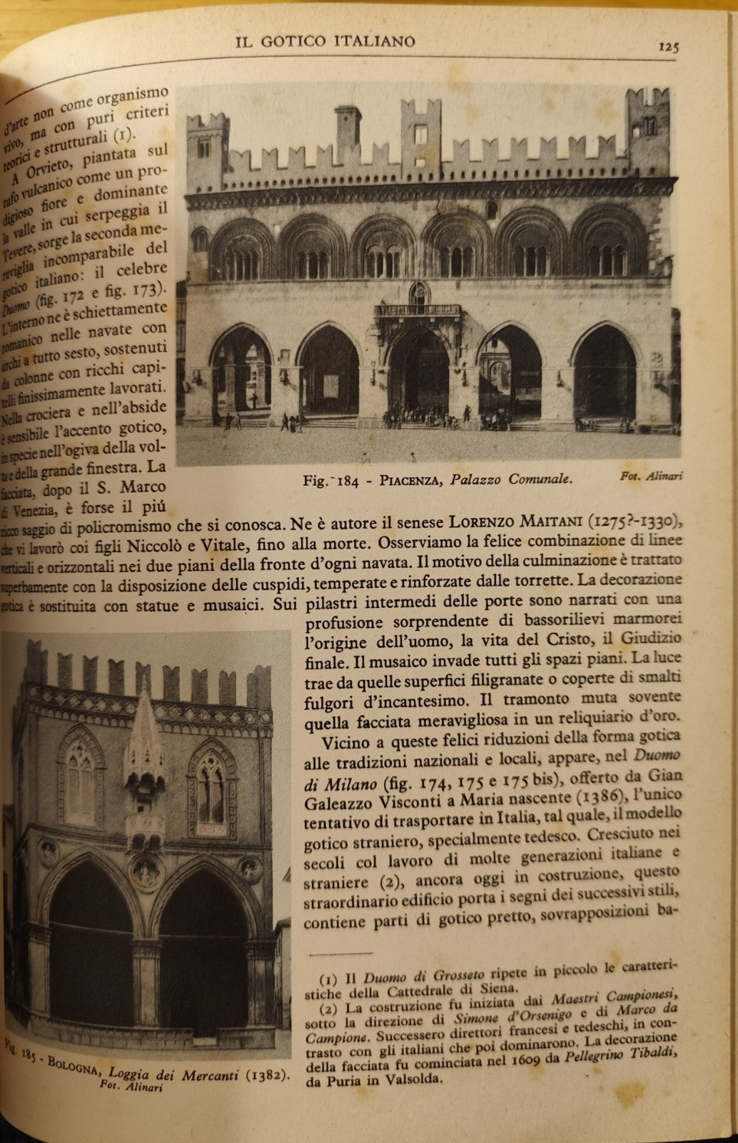 Storia dell'arte Italiana, Mottini, Mondadori 1939 completo da arte antica a 900