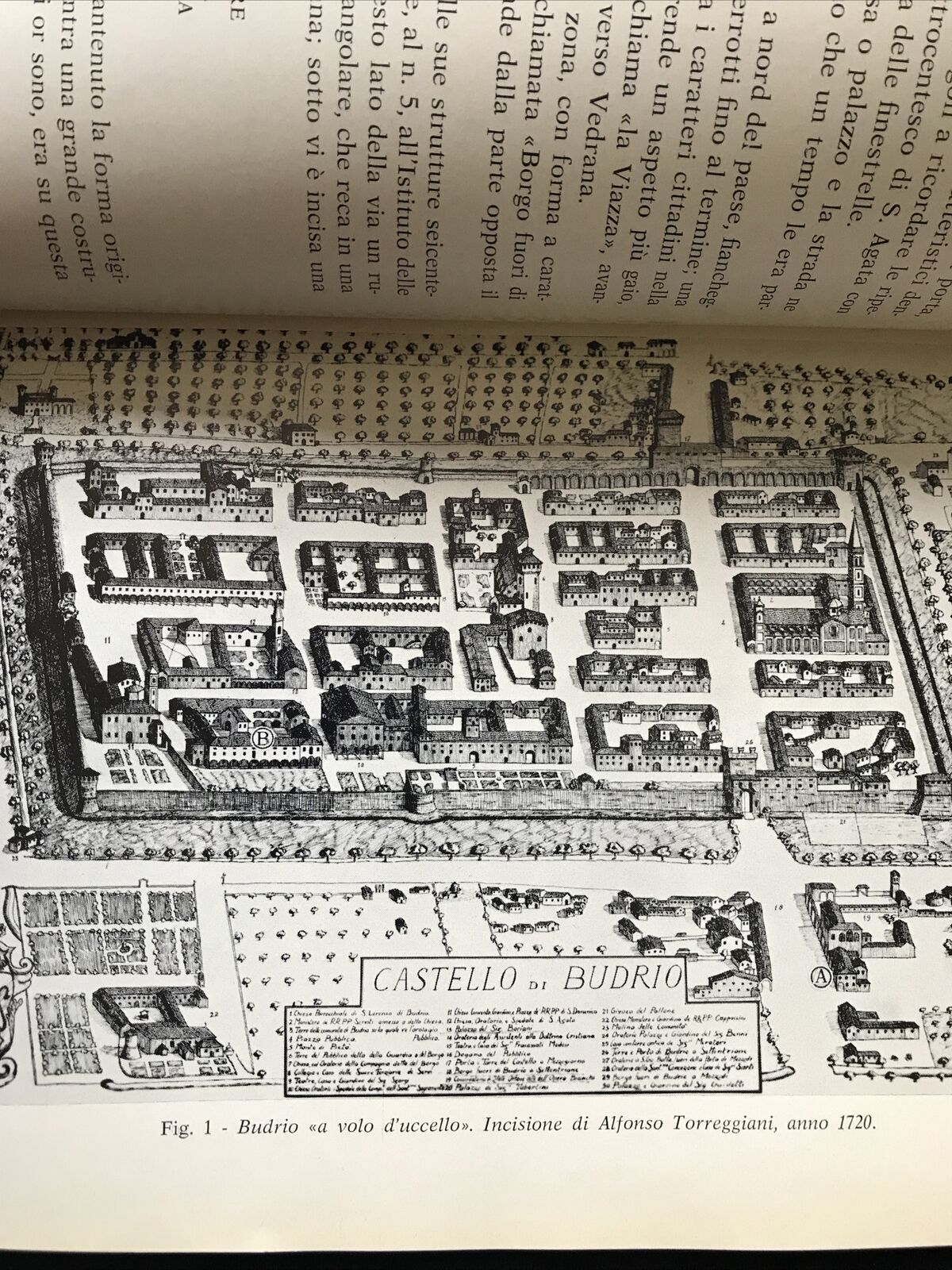 BUDRIO due antiche case di Budrio-Federica S. Donati 1970 Memorie del tempo pass