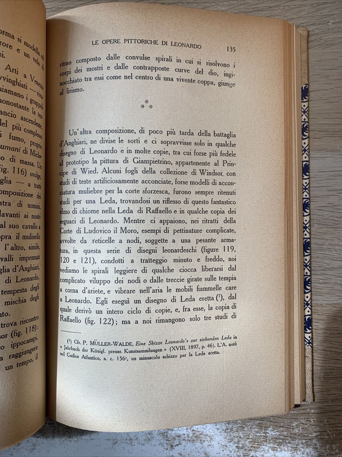 LEONARDO DA VINCI PITTORE - ADOLFO VENTURI, ZANICHELLI 1920