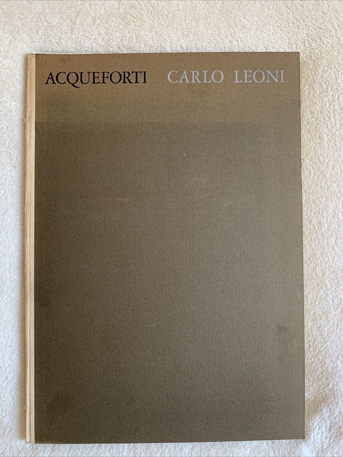 Acqueforti Carlo Leoni. Tamari