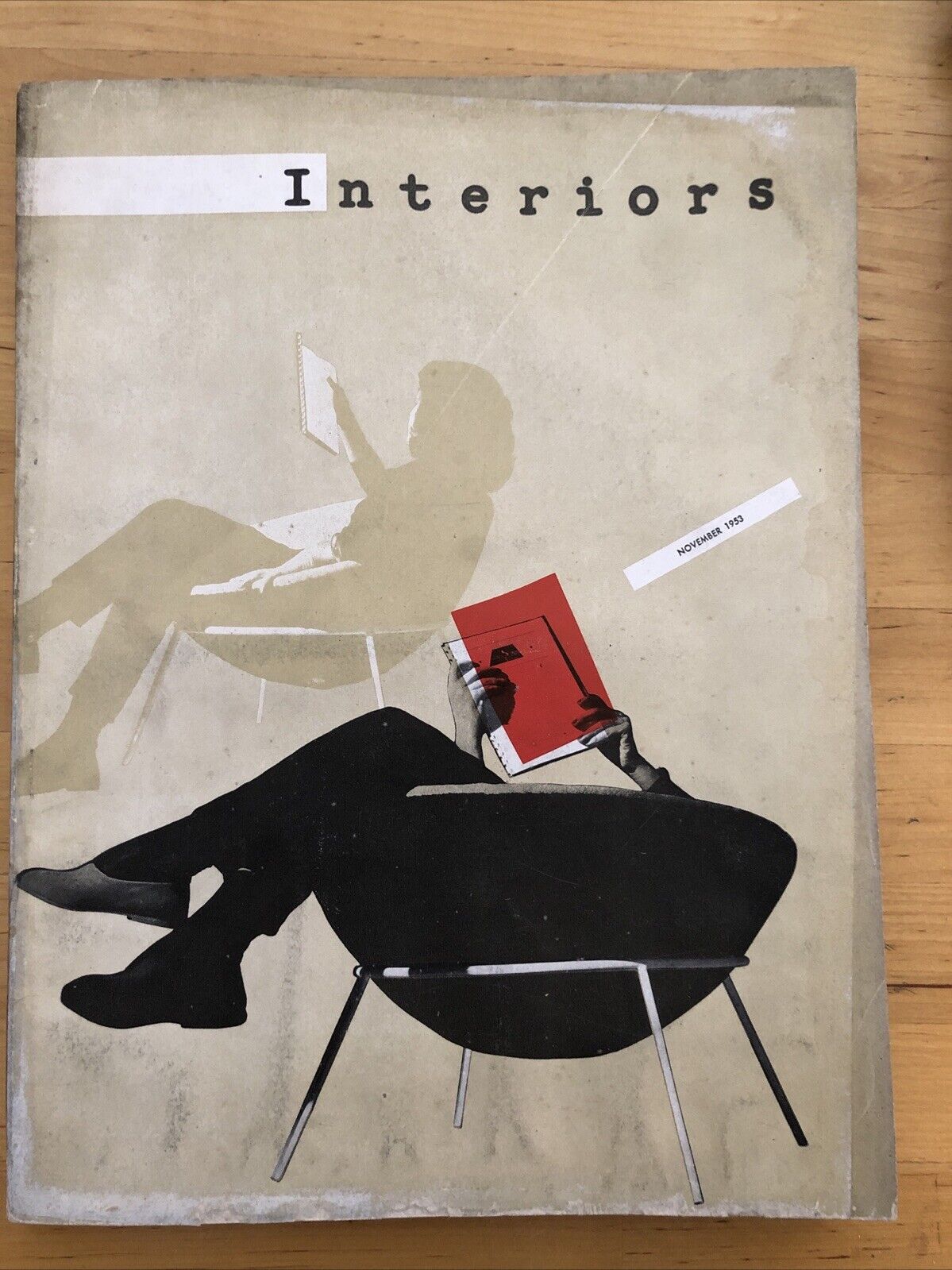 INTERIORS MAGAZINE NOVEMBER 1953. Interiors, design, architecture. Olga Gueft