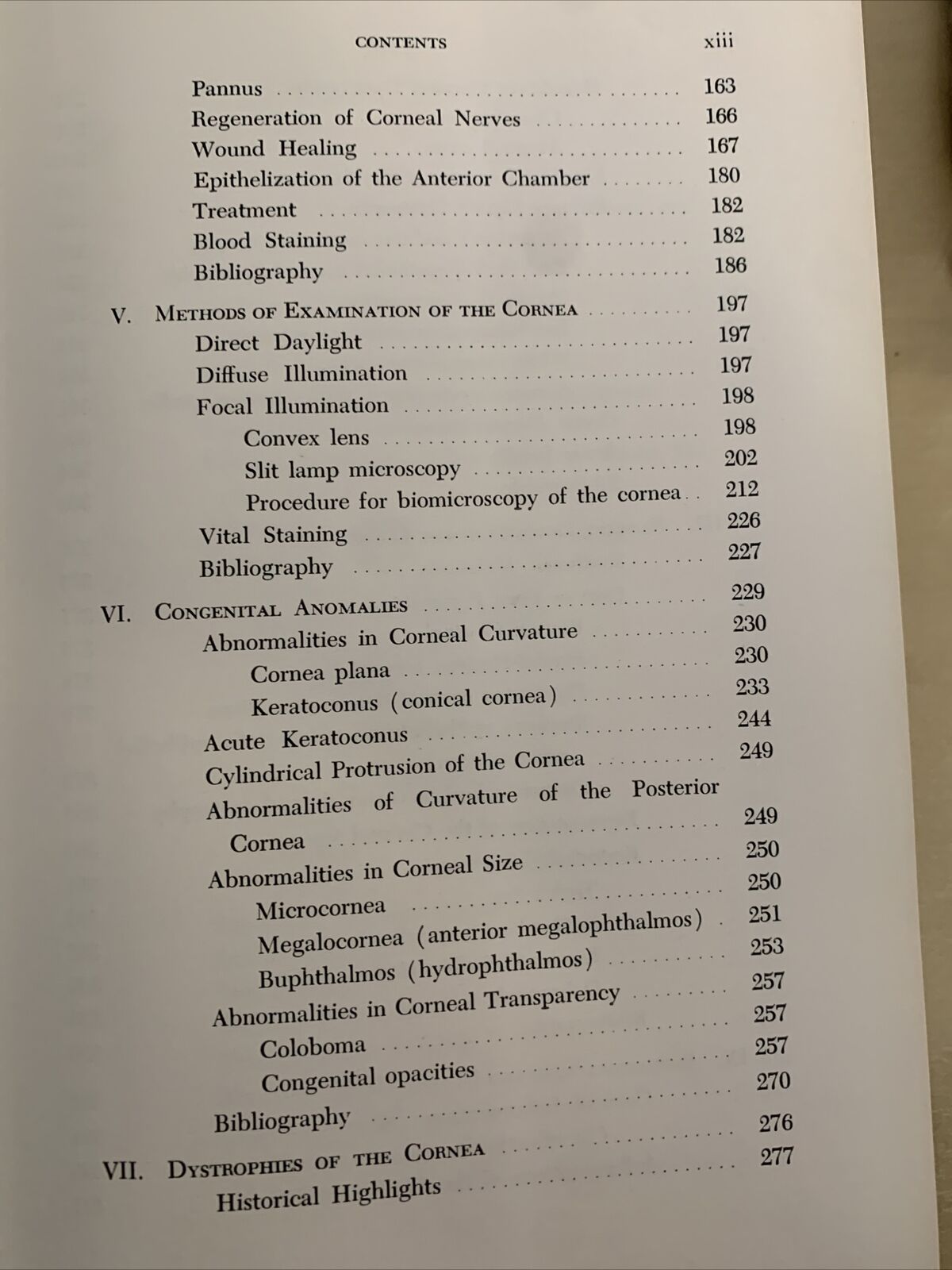 THE CORNEA - CHARLES THOMAS M. D.