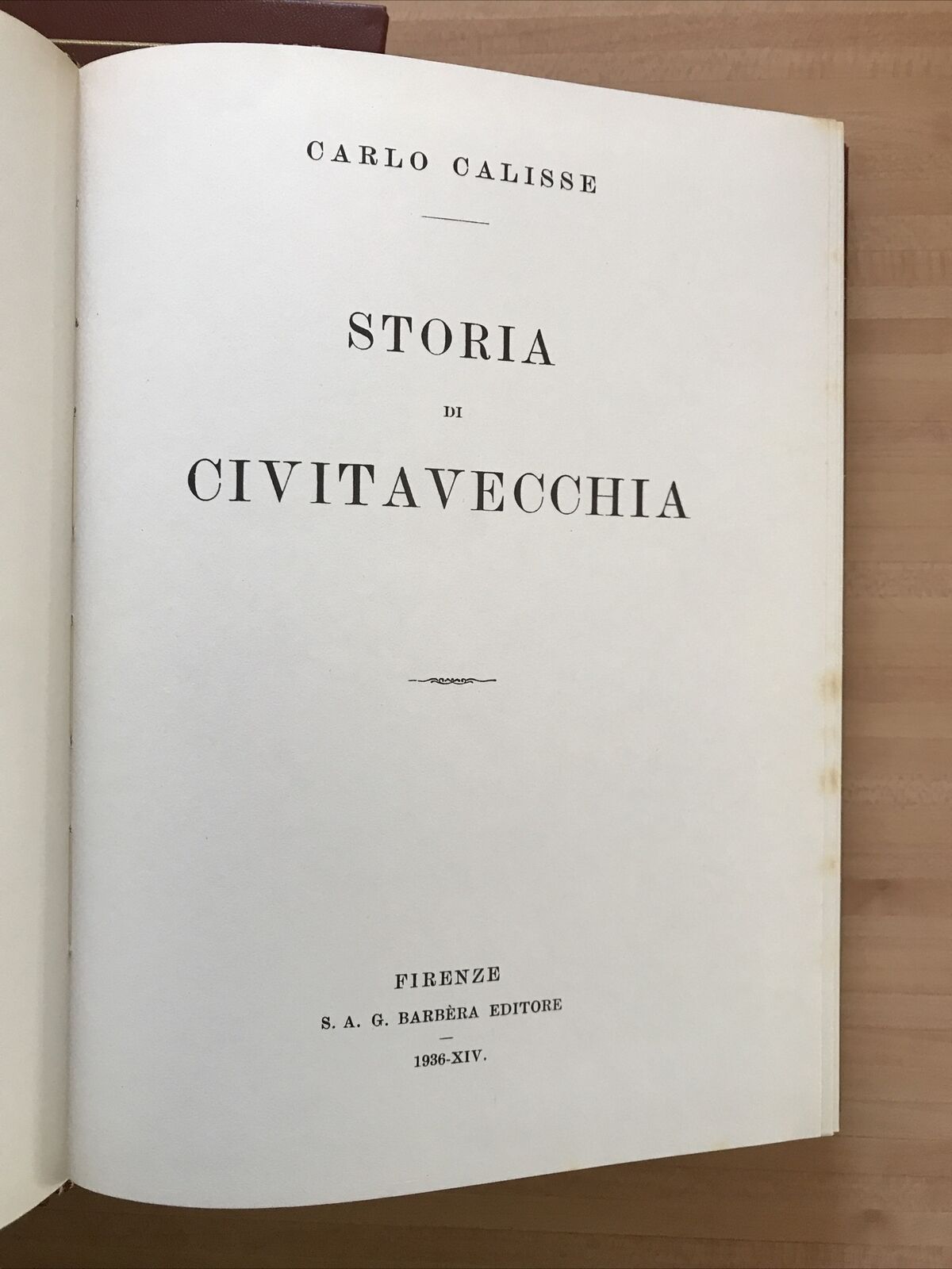 STORIA DI CIVITAVECCHIA - Carlo Calisse, Atesa Editrice
