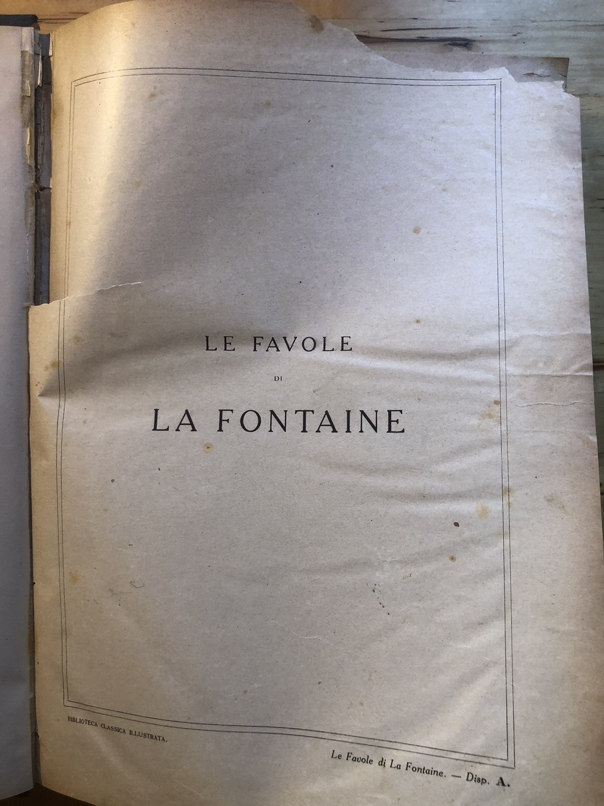 Le favole di La Fontaine - Gustavo Dorè, Emilio De Marchi.  primi del '900 s.d.