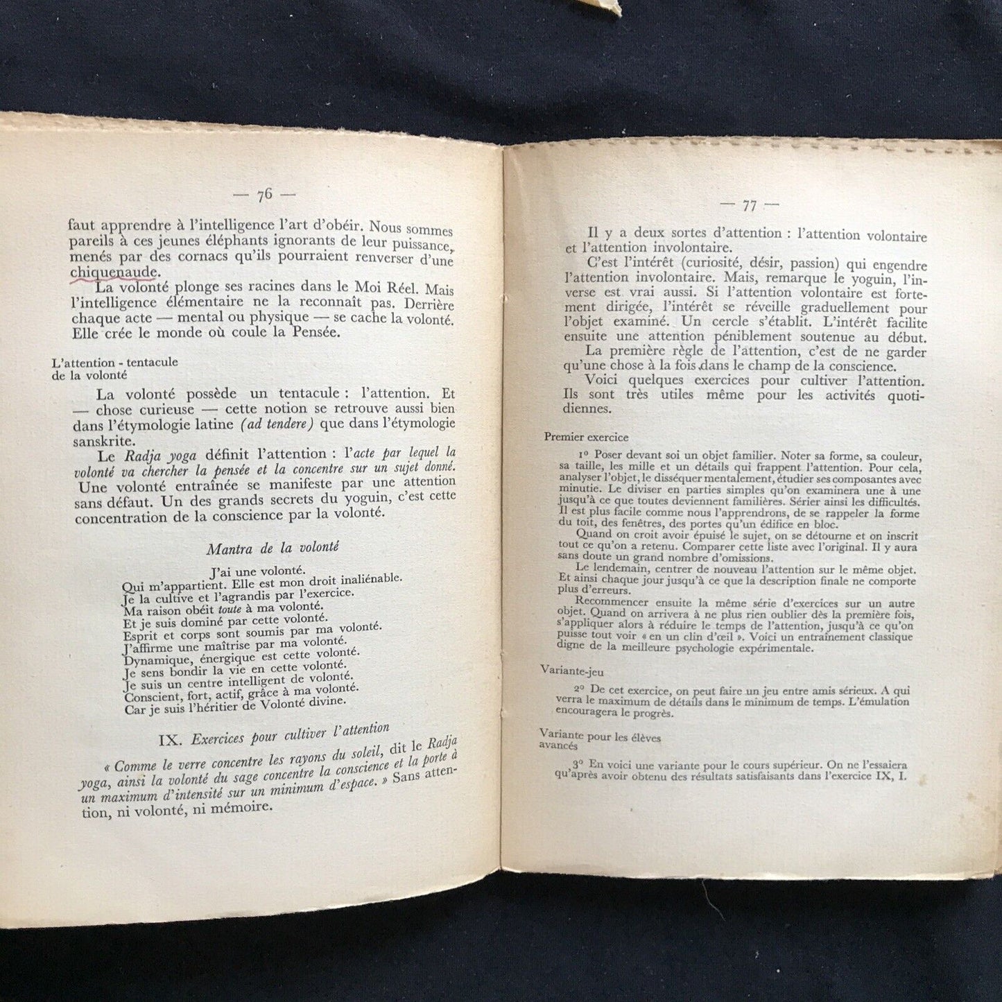 YOGAS ET PSYCHANALYSE, Maryse Choisy, action et pensée, ed. du Mont Blanc 1949