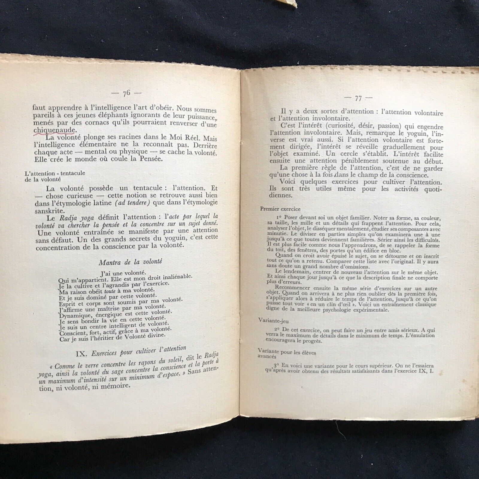 YOGAS ET PSYCHANALYSE, Maryse Choisy, action et pensée, ed. du Mont Blanc 1949