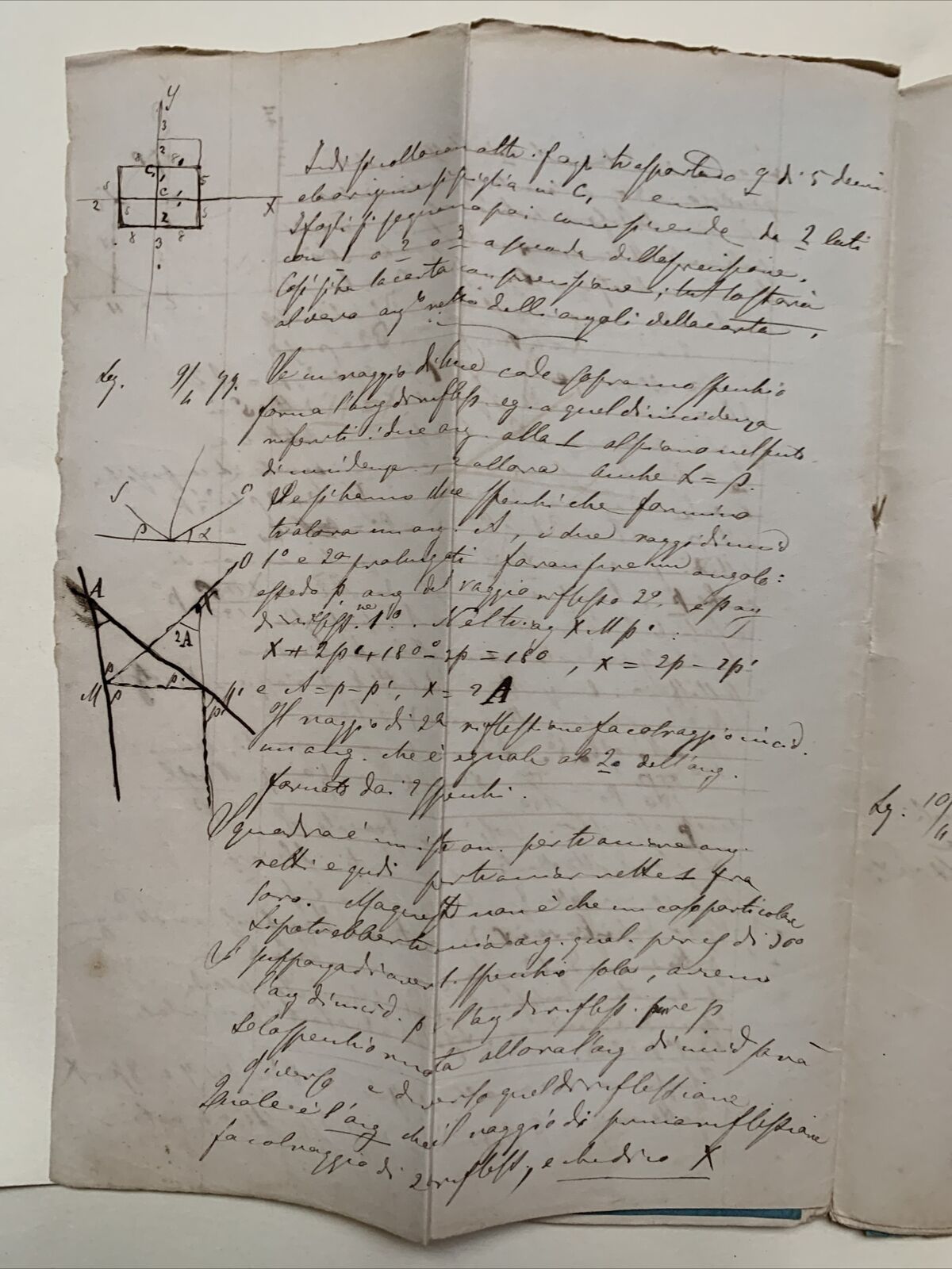 GOBBI BELCREDI Università Pavia 1876, Appunti di suo studente GEODESIA TEORETICA