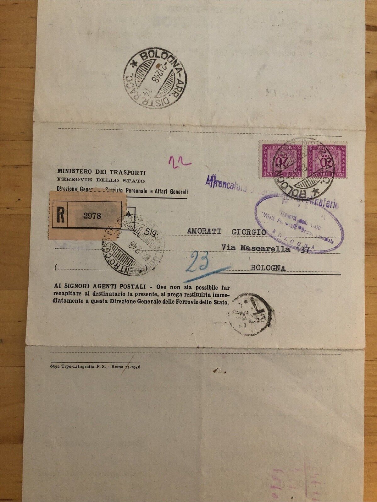 FERROVIE DELLO STATO sanitario Bologna Stazione Centrale visita medica Frenatore