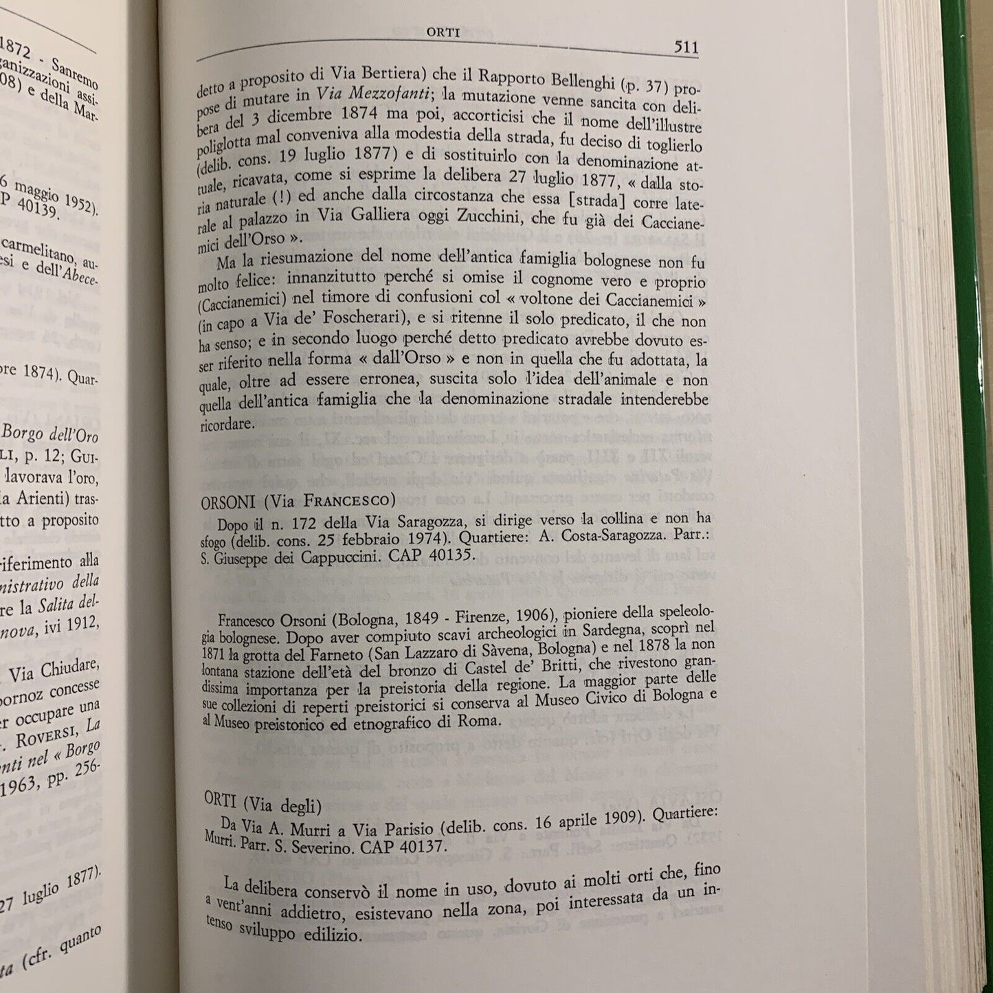 LE VIE DI BOLOGNA - MARIO FANTI. Saggio di toponomastica storica #