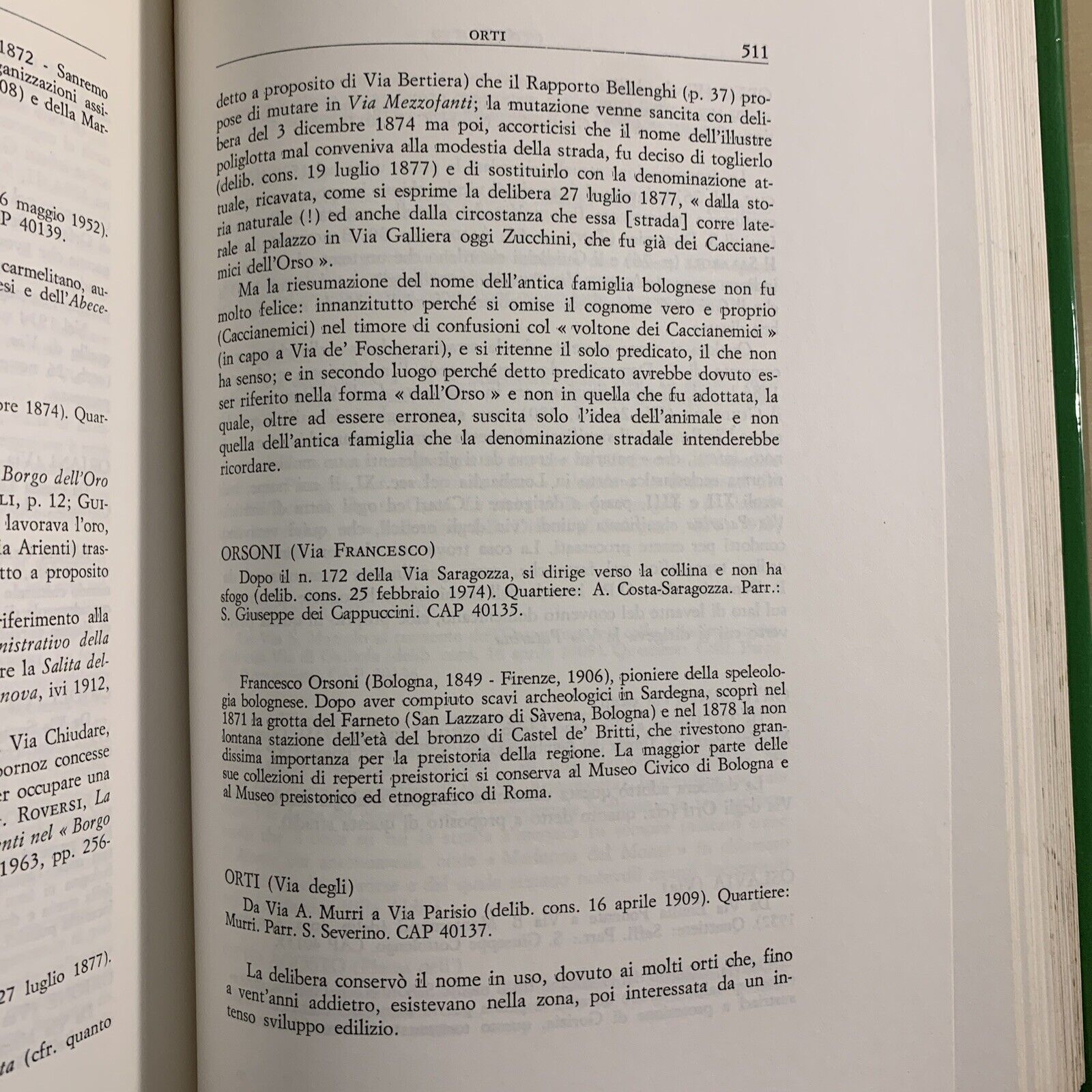 LE VIE DI BOLOGNA - MARIO FANTI. Saggio di toponomastica storica #