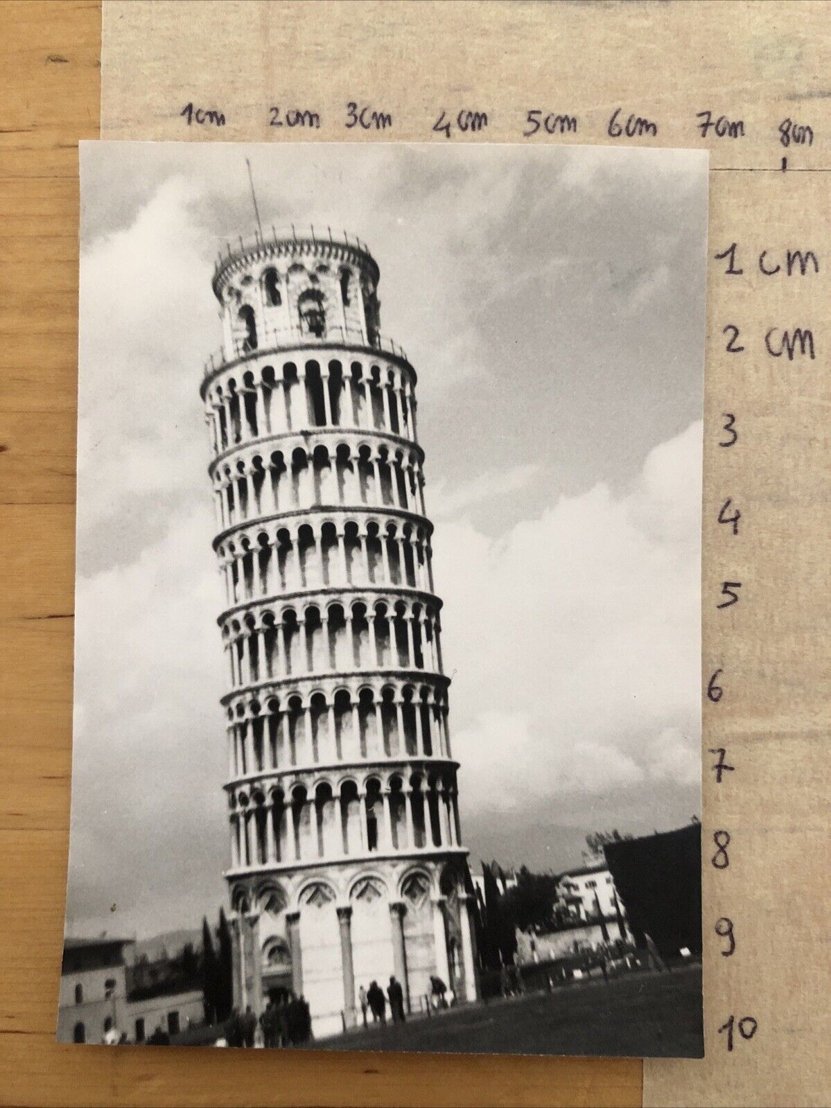 Fotografia TORRE DI PISA 1959 originale - 7x10 cm