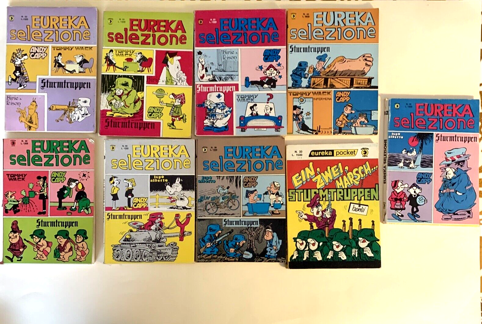 EUREKA SELEZIONE FUMETTO - 9 VOLUMI. Anni '80 #