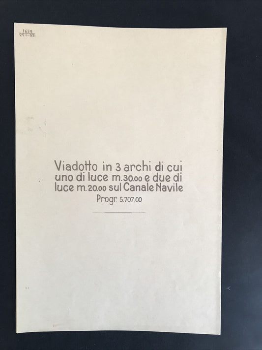 FERROVIE Bologna Viadotto sul canale Navile 