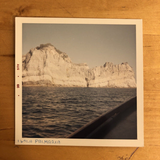 FOTOGRAFIA VINTAGE  - ISOLA PALMARIA - 1966
