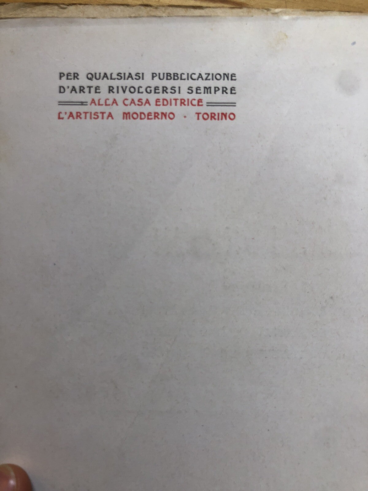L'artista decoratore italiano volume 1  - 100 tavole, 1927