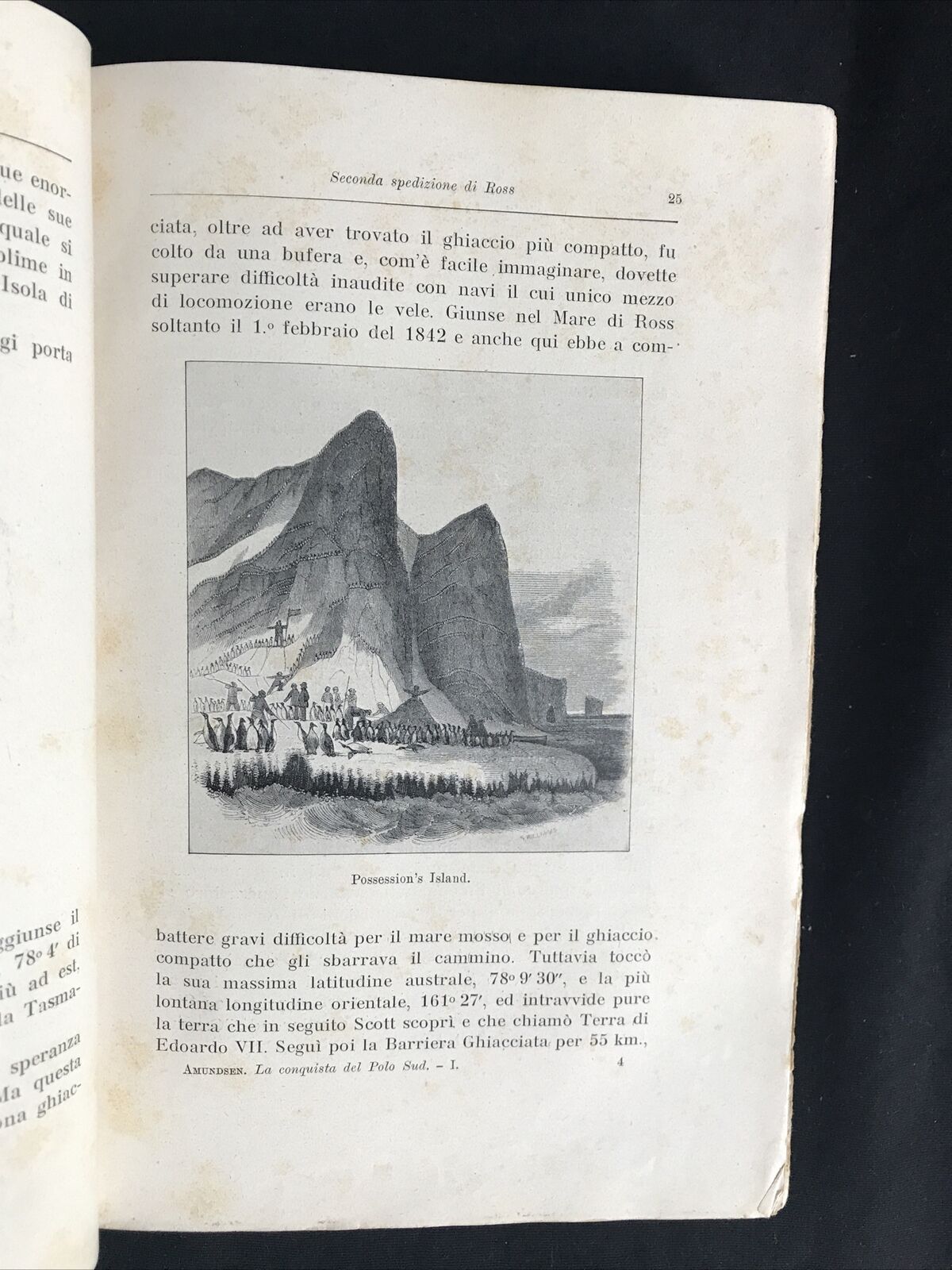 La conquista del polo sud, Roald Amundsen, F.lli Treves Edit. 1913 VOLUME PRIMO