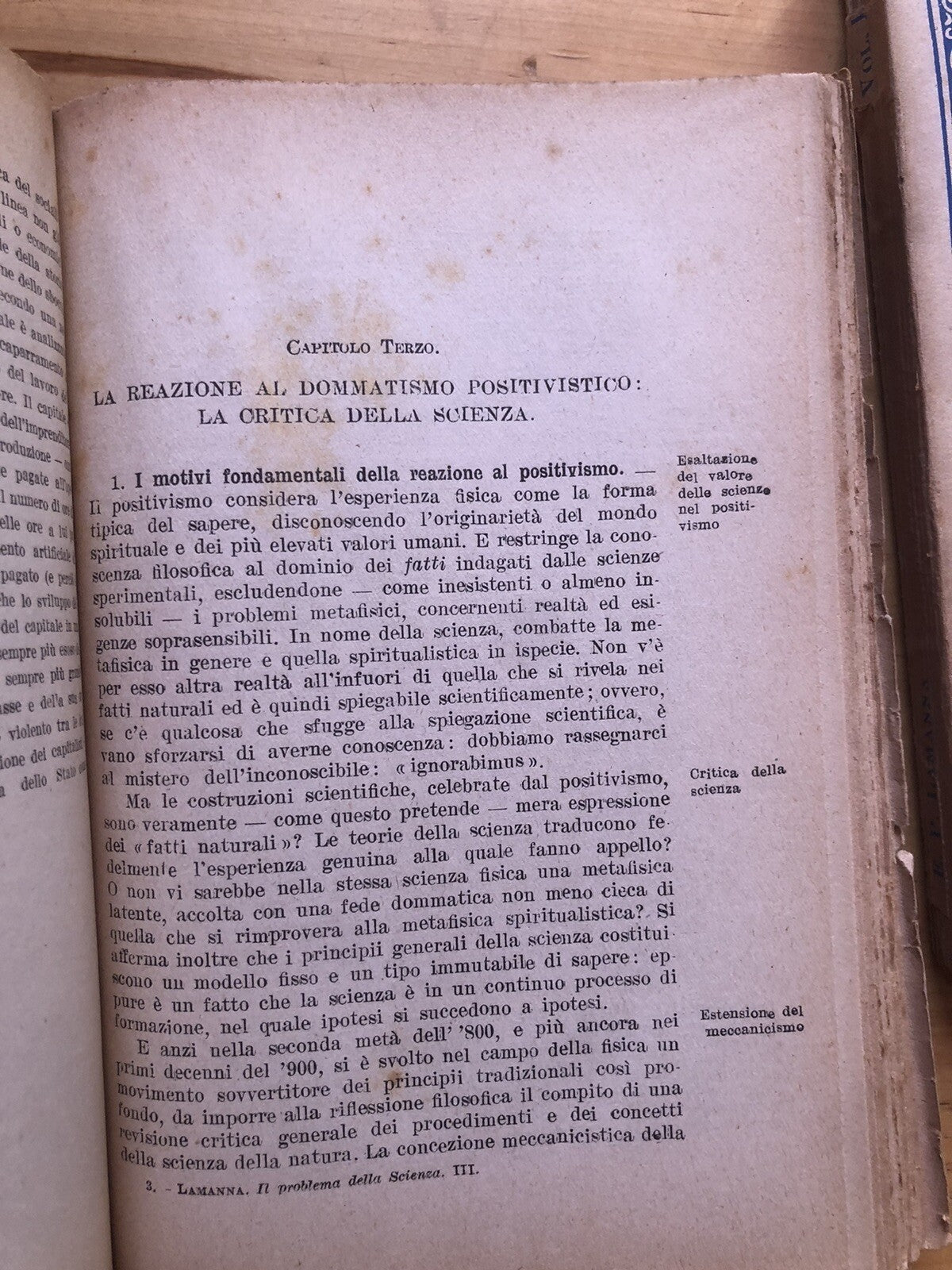Il problema della scienza nella storia del pensiero, Paolo Lamanna, Le Monnier