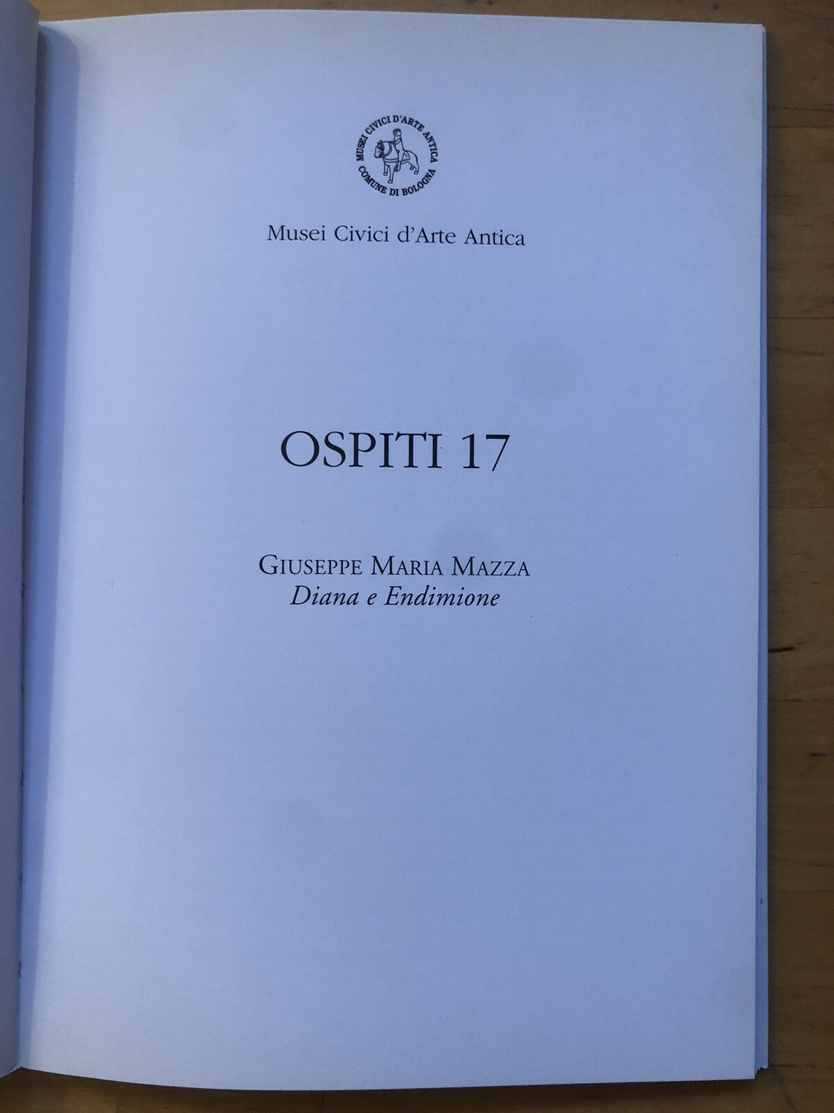 Giuseppe Maria Mazza, Diana e Endimione - Ospiti 17 musei civici d'arte antica