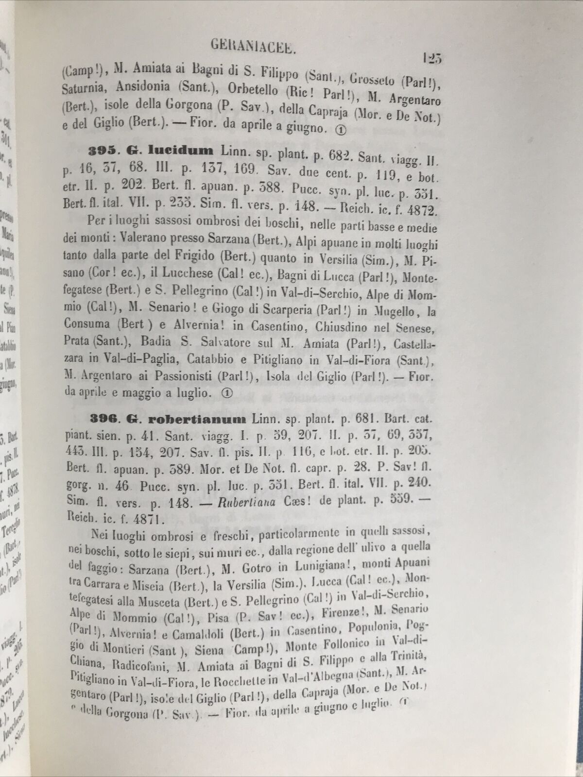 PRODROMO DELLA FLORA TOSCANA T. Caruel A. Forni ed.2 volumi