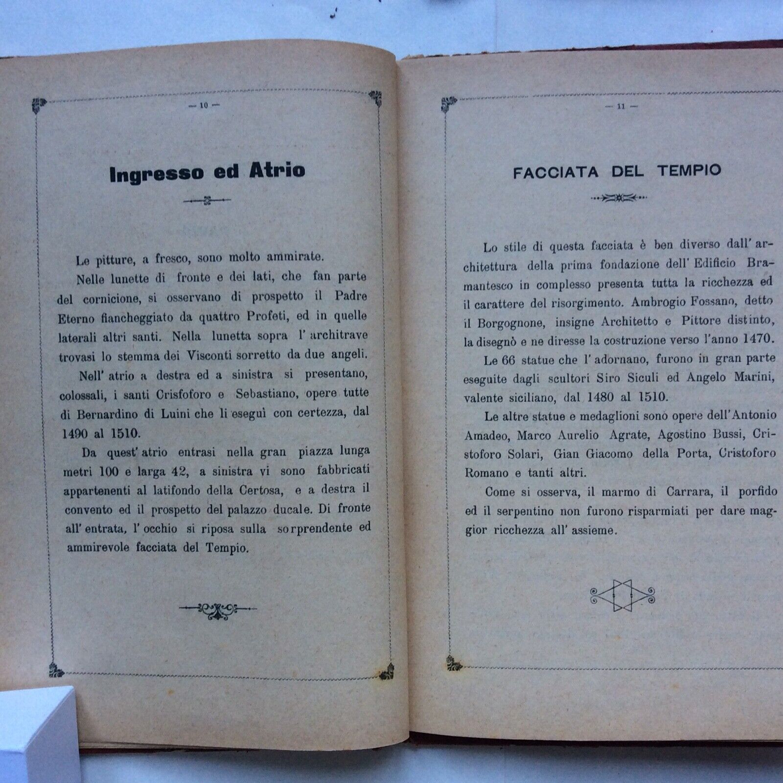 GUIDA PER VISITARE LA CERTOSA DI PAVIA MONUMENTO NAZIONALE 1887