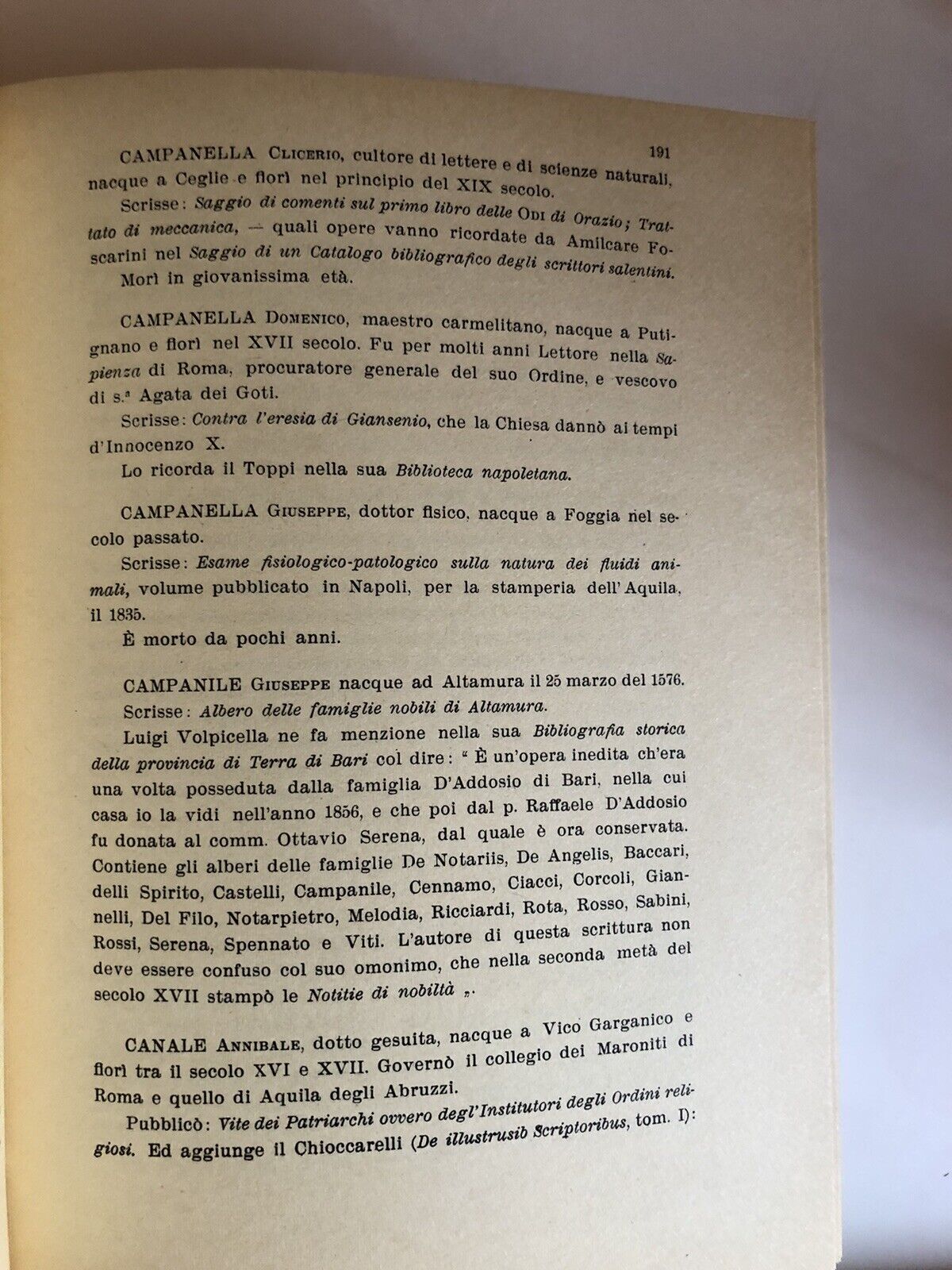 SCRITTORI ED ARTISTI PUGLIESI, CARLO VILLANI - ARNALDO FORNI EDITORE ristampa