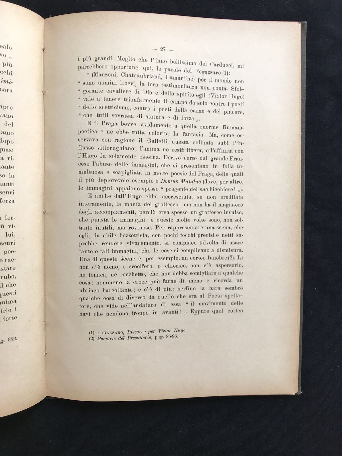 Emilio Praga, Giuseppina Vertunni, 1907, officina poligrafica italiana