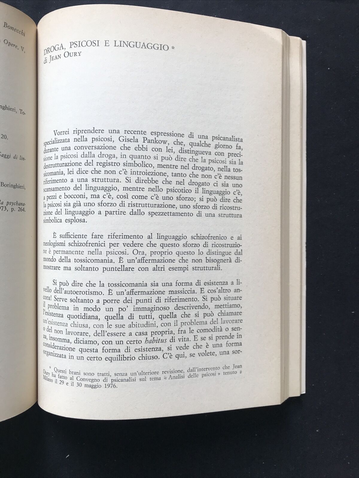 DROGA E LINGUAGGIO - Sollers, Tagliaferri. Marsilio editori 1976 #