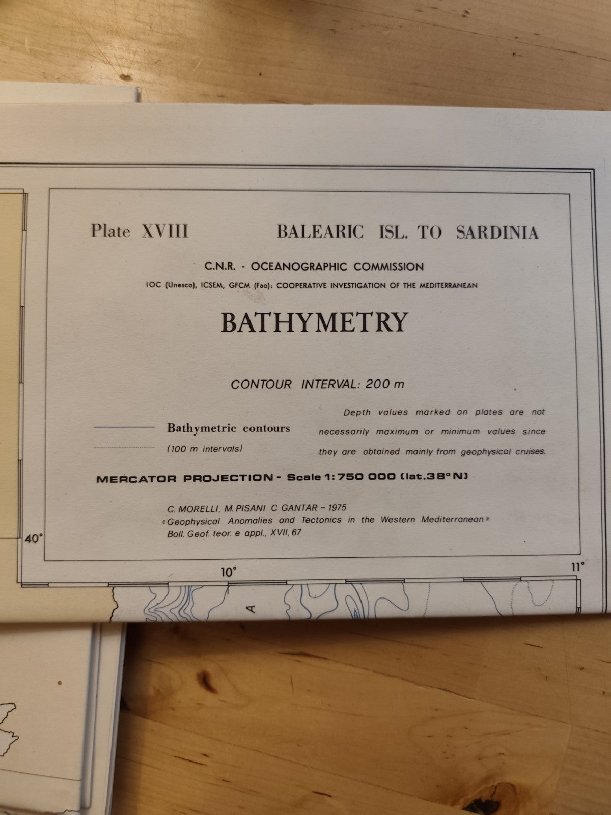 Cartografie geologia tettonica geofisica batimetria Italia, 27 ampie cartografie