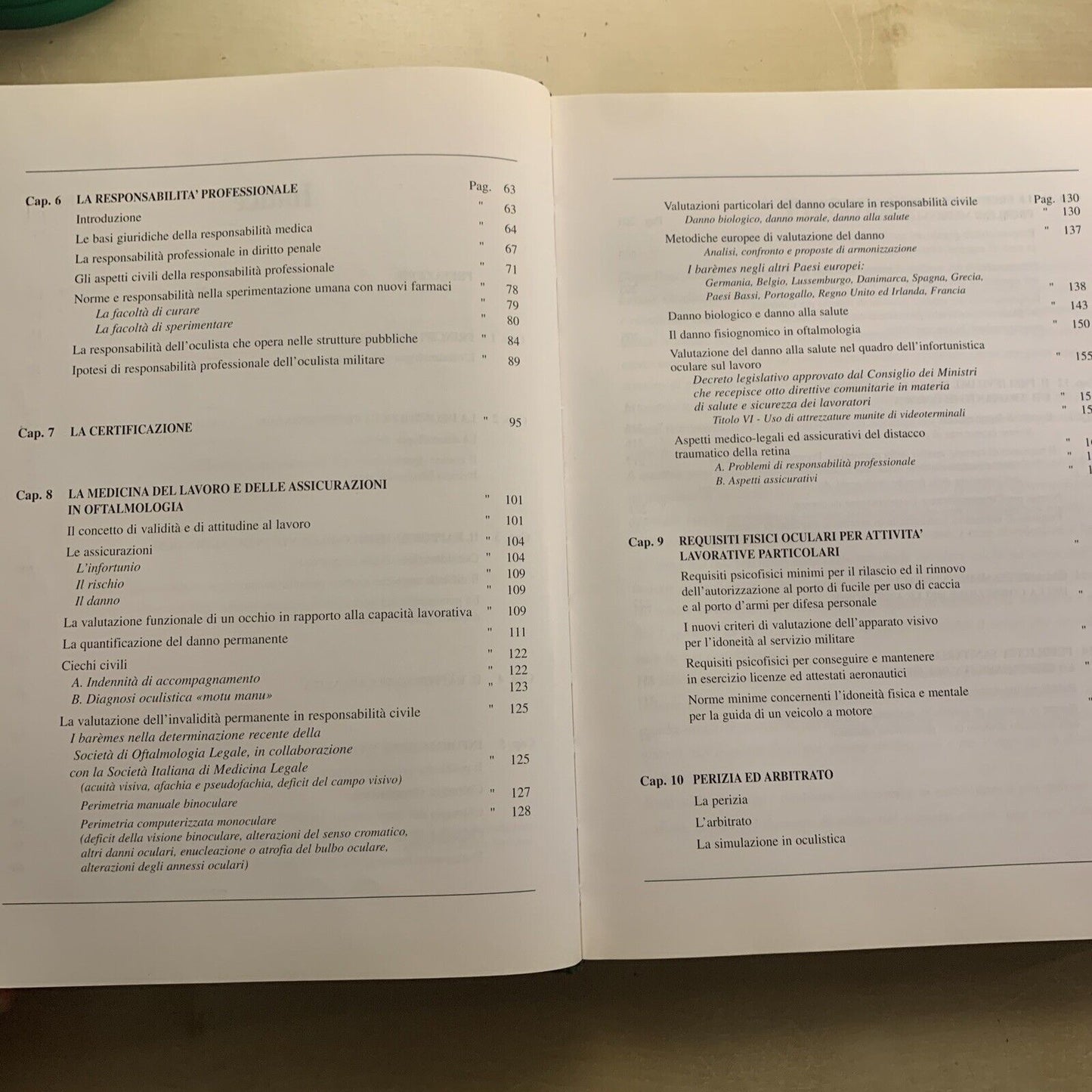 OFTALMOLOGIA LEGALE - FRANCESCO TUCCI, EDITORE SIFI 1997 #