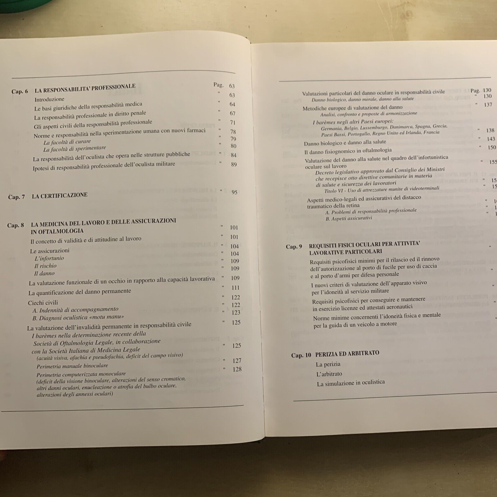 OFTALMOLOGIA LEGALE - FRANCESCO TUCCI, EDITORE SIFI 1997 #