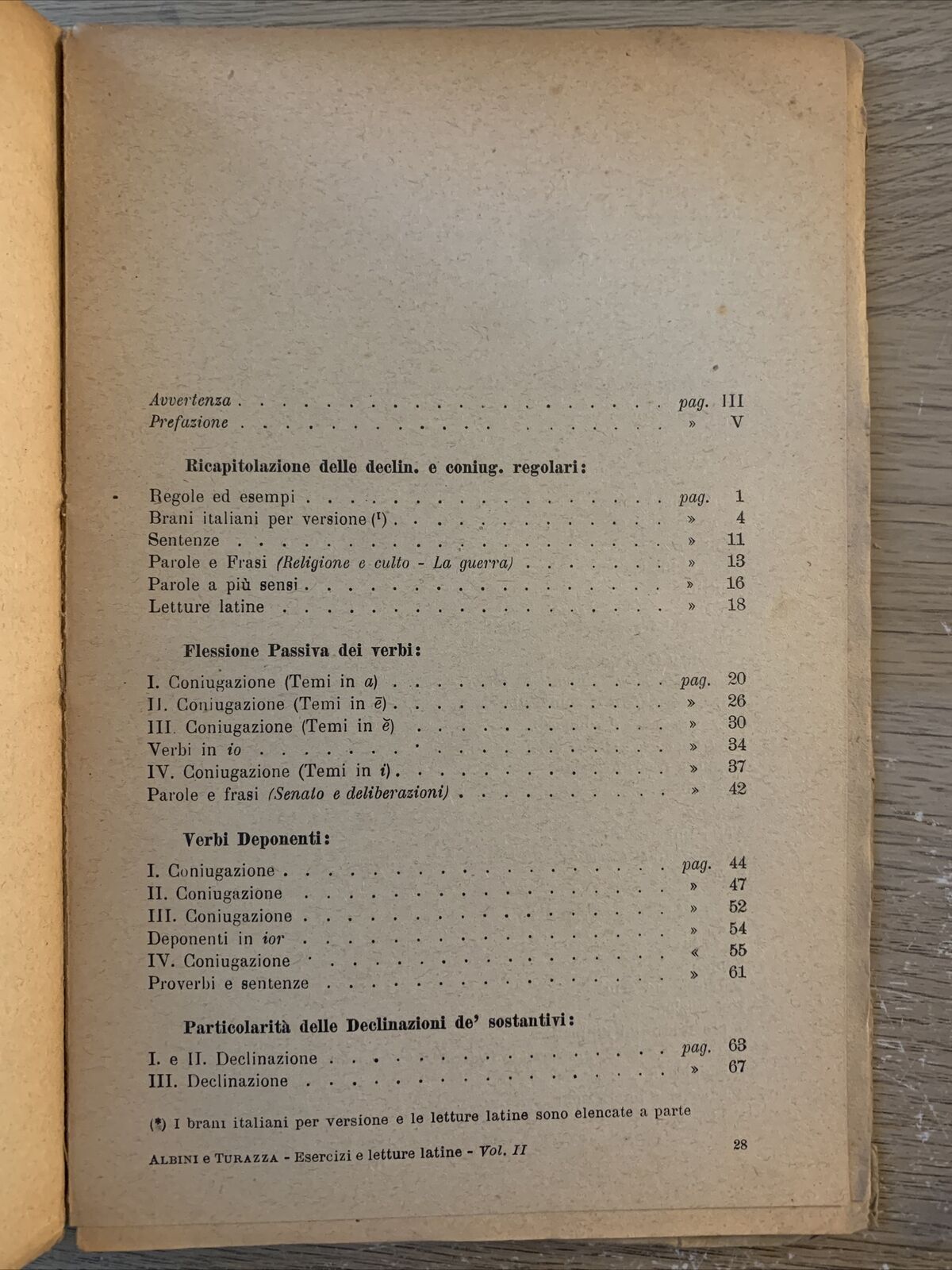 ESERCIZI E LETTURE LATINE parte seconda Eugenio Turazza 1922